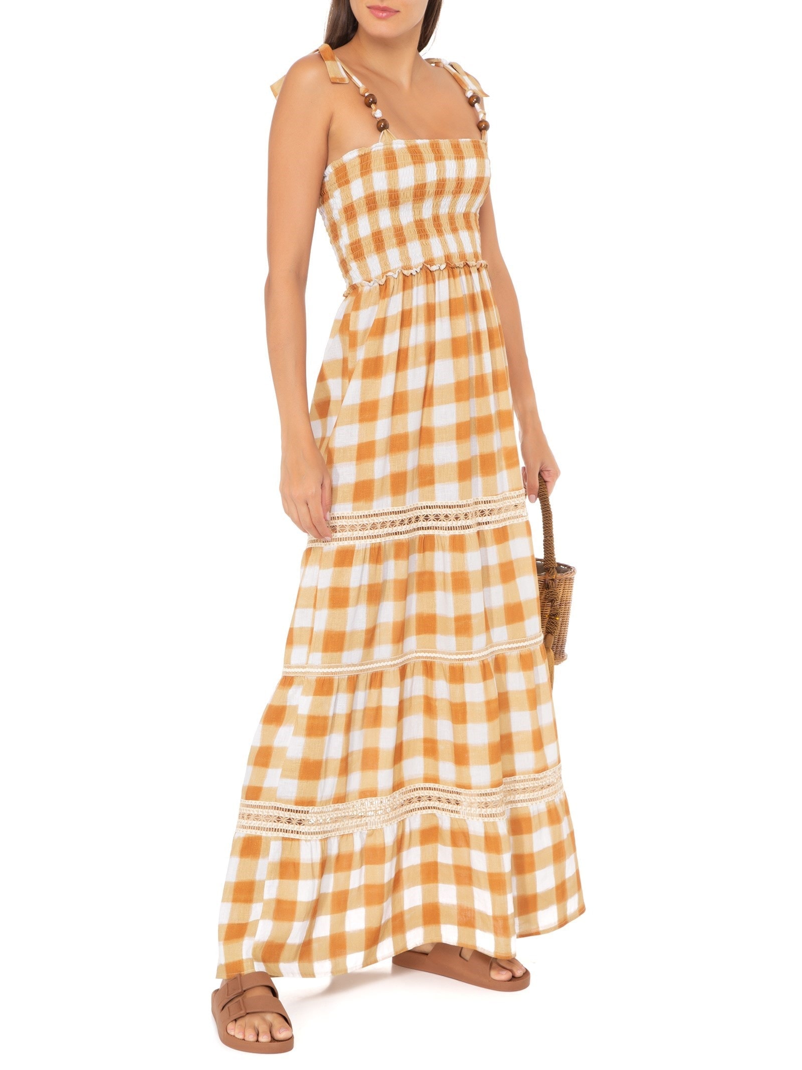 Sandália Unissex Tabaco Marrom Linus