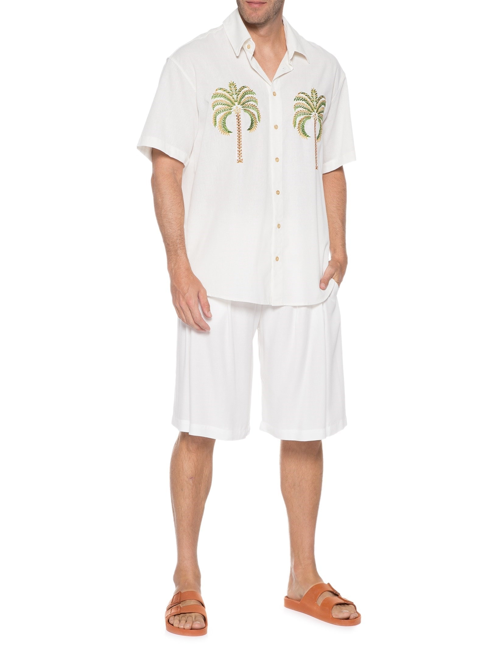 Sandália Unissex Tijolo Laranja Linus