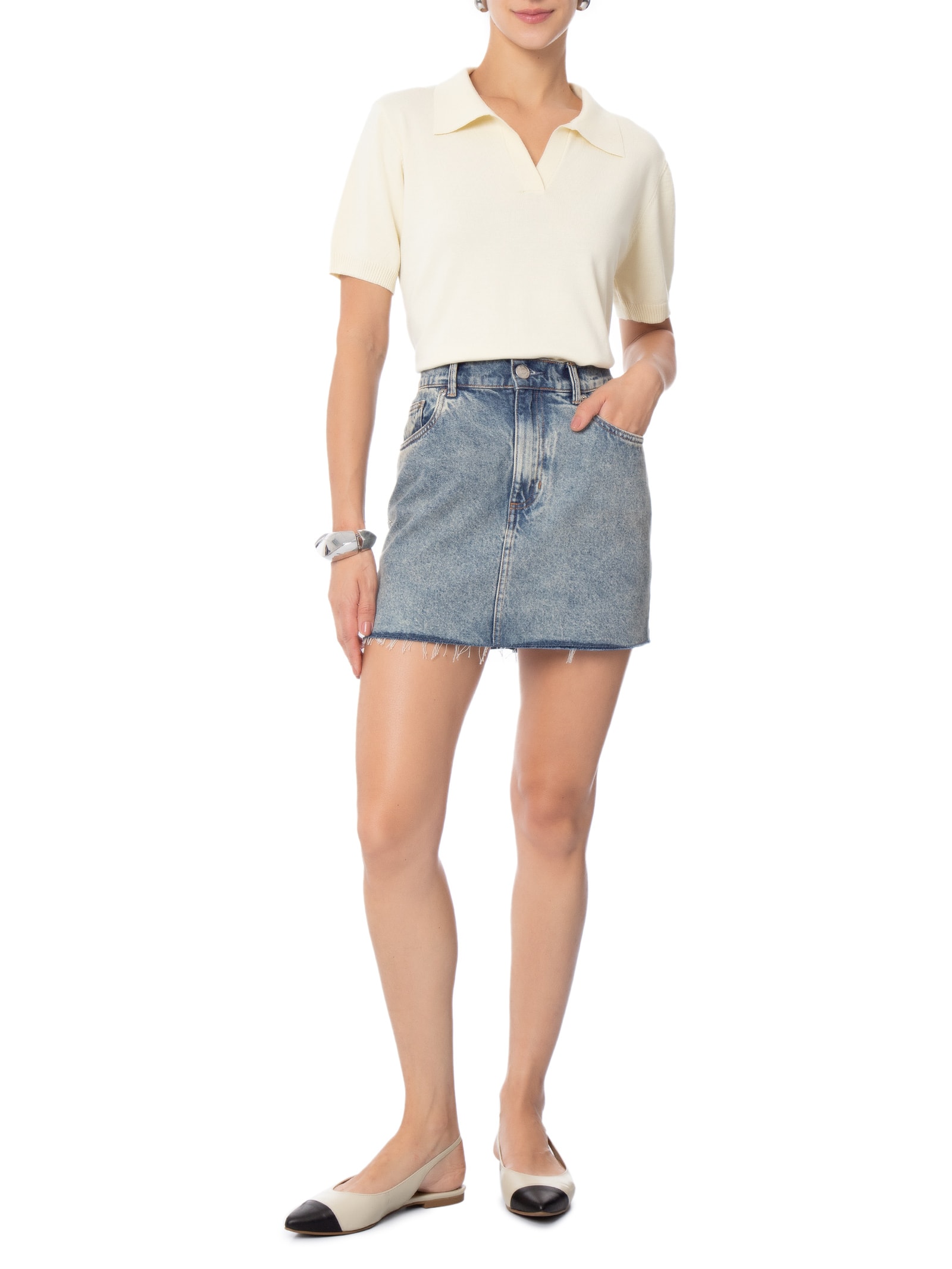 Sapatilha Bicolor Em Couro Off White Market 33