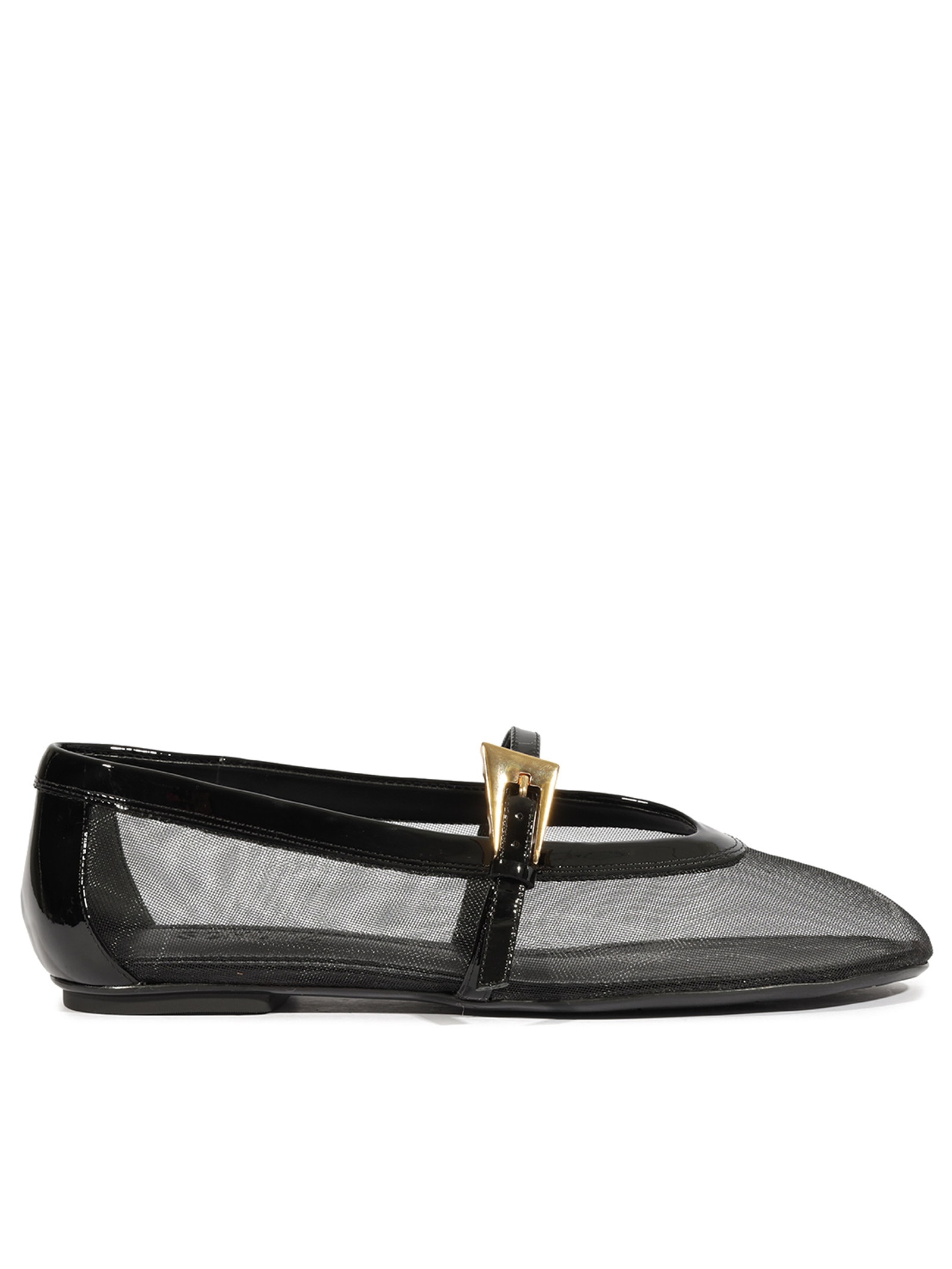 Sapatilha Fecho Metálico Preto Schutz