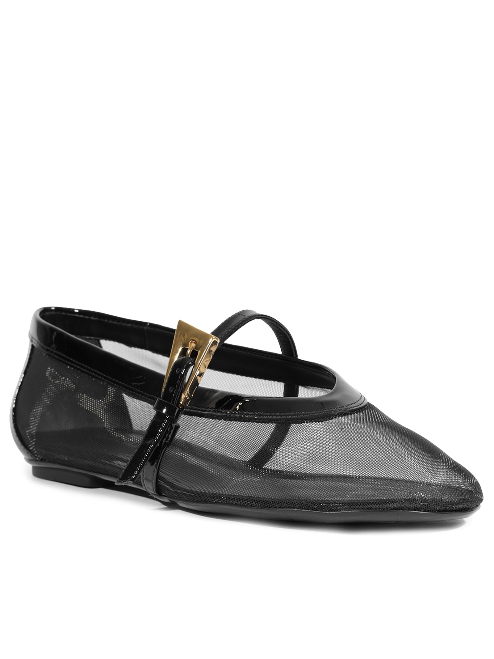 Sapatilha Fecho Metálico Preto Schutz