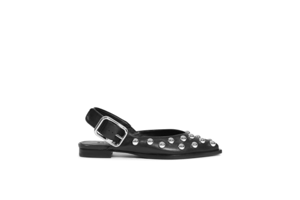 Sapatilha Feminina Bico Fino - Preto