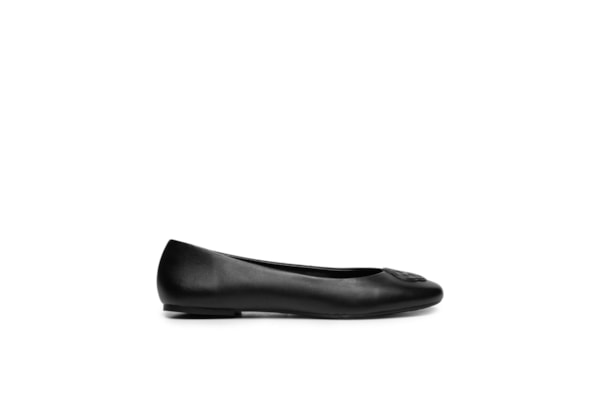 Sapatilha Feminina Bico Redondo Atanado – Preto
