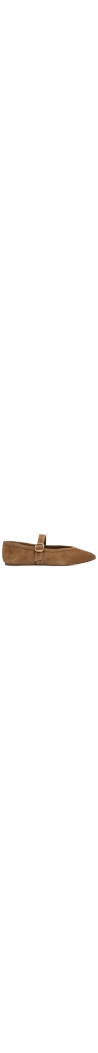 Sapatilha Feminina Bico Redondo Suede Saddle - Marrom