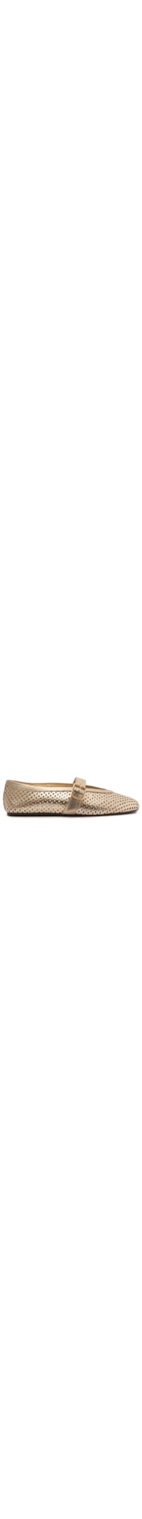 Sapatilha Feminina Leather Metal - Dourado