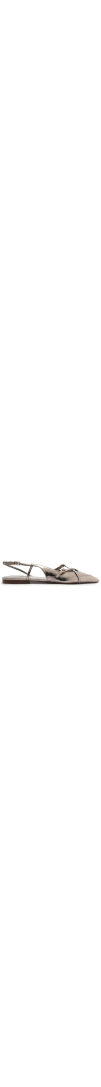 Sapatilha Feminina Slingback - Prata