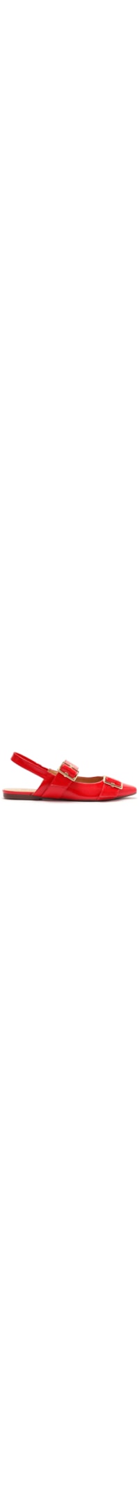 Sapatilha Feminina Slingback - Vermelho