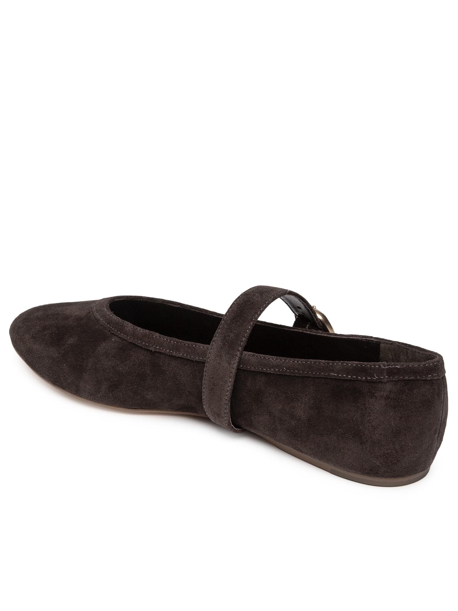 Sapatilha Feminina Suede Eco Leather Ganache Marrom Carrano