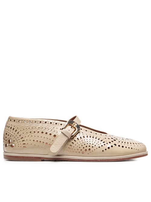 Sapatilha Feminina Verniz Artemis – Bege