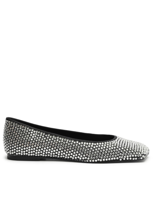 Sapatilha Jaycie Shine Tecido - Preto