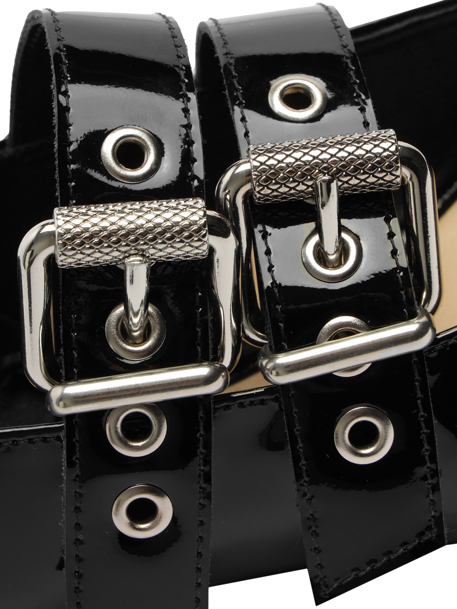 Sapatilha Raika Verniz Amarração Preto Schutz