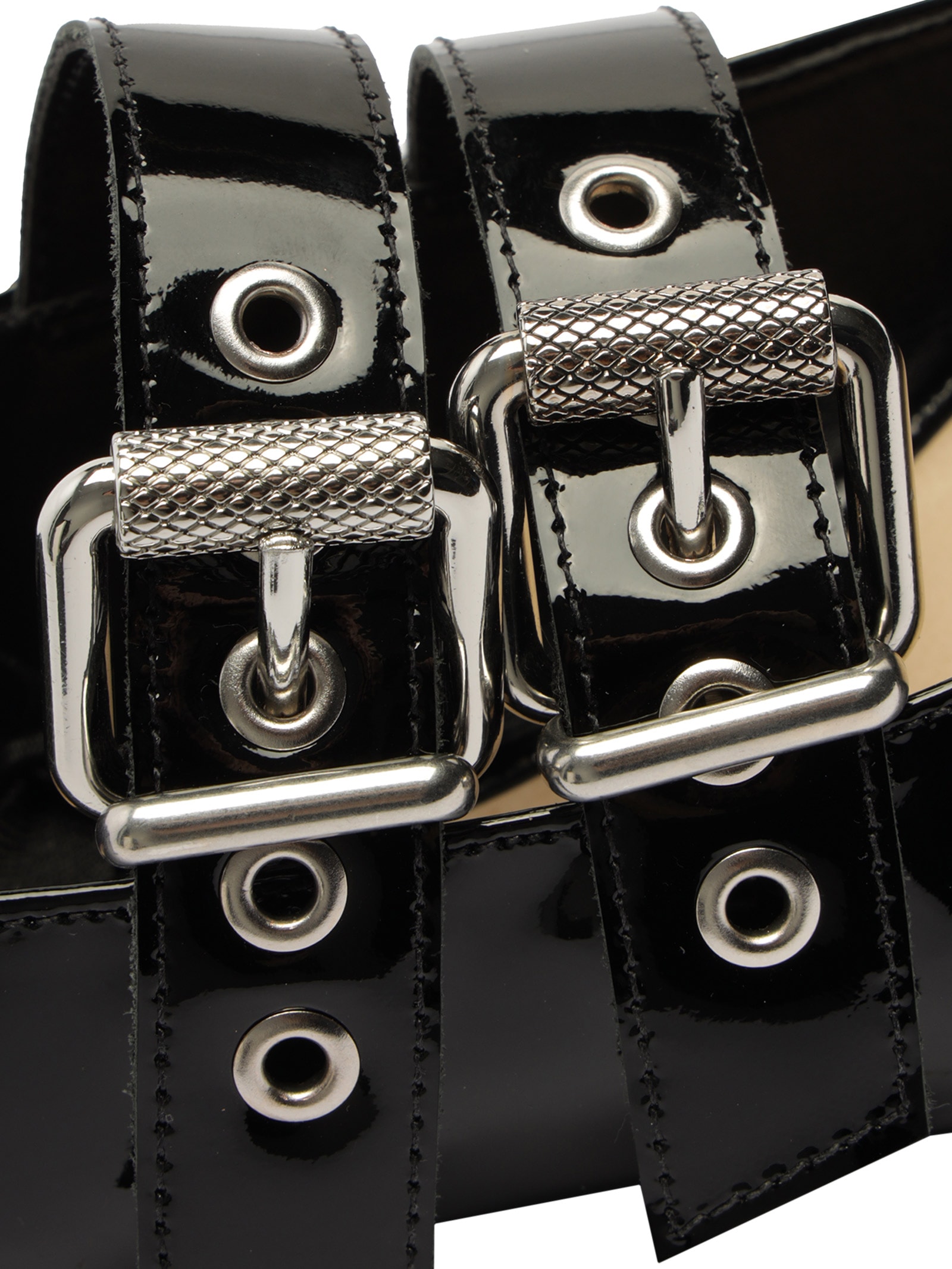 Sapatilha Raika Verniz Amarração Preto Schutz