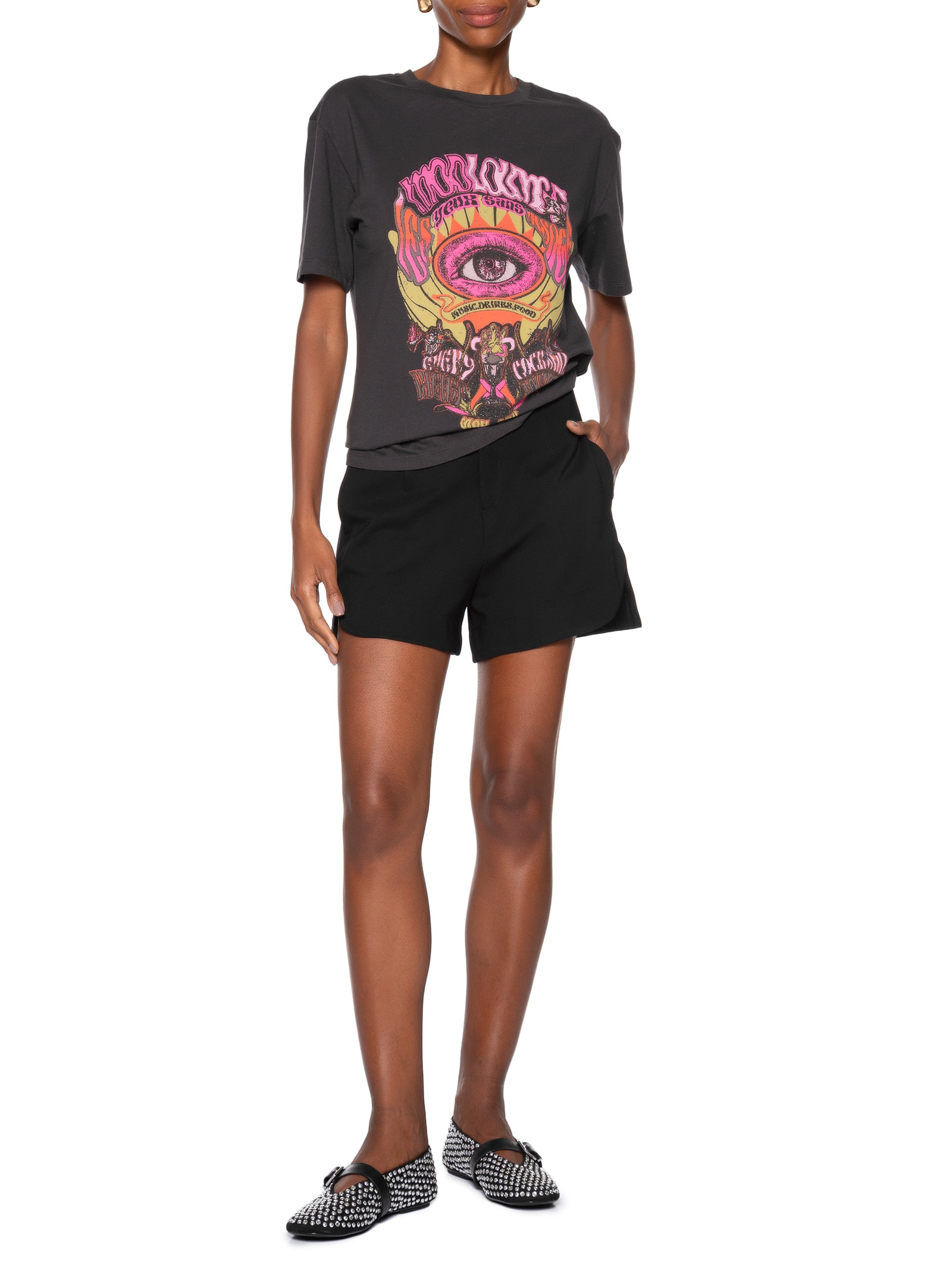 Sapatilha Sabrina Studs Preto Schutz