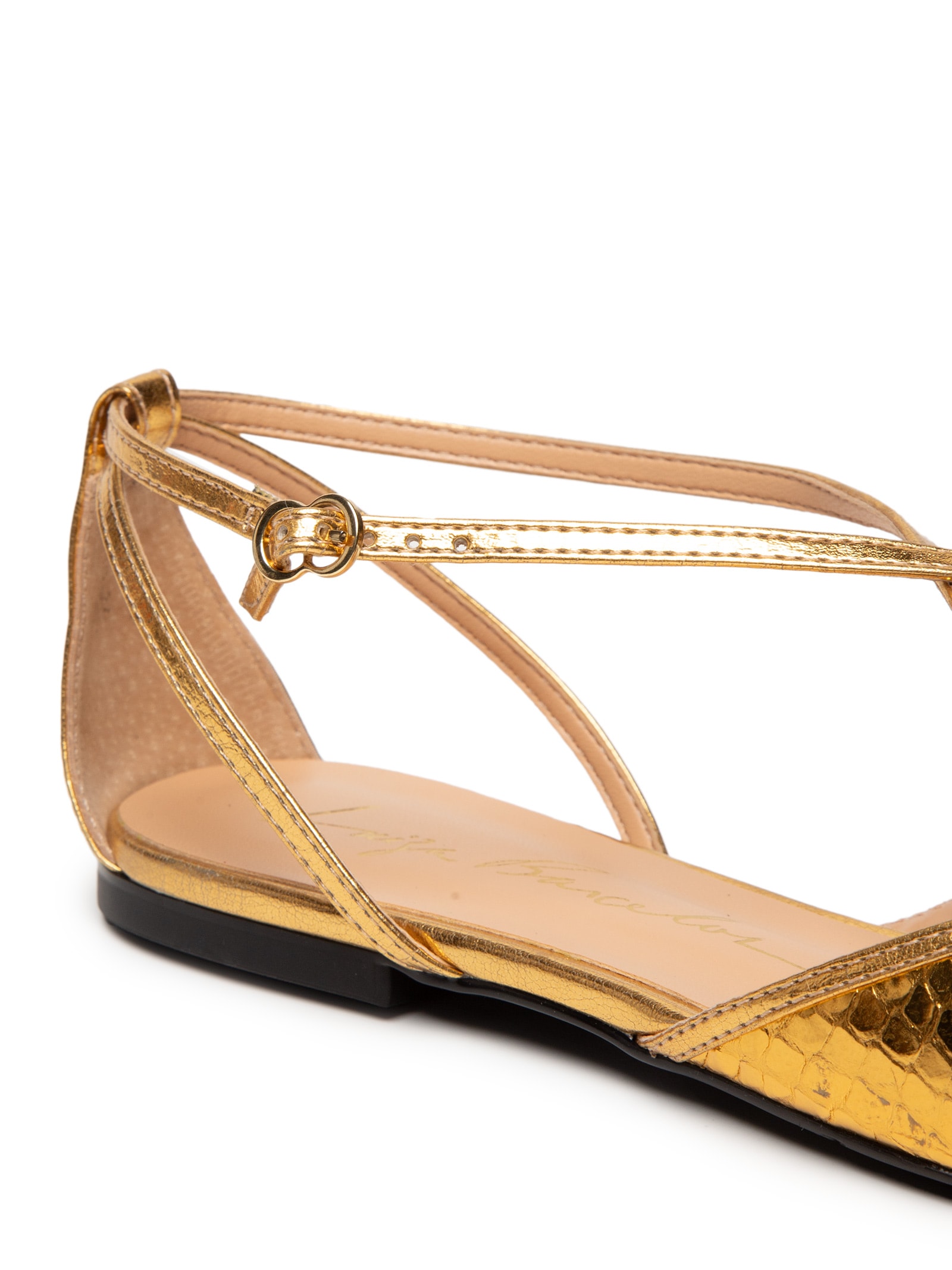 Sapatilha Salermo Grease Dourado Luiza Barcelos