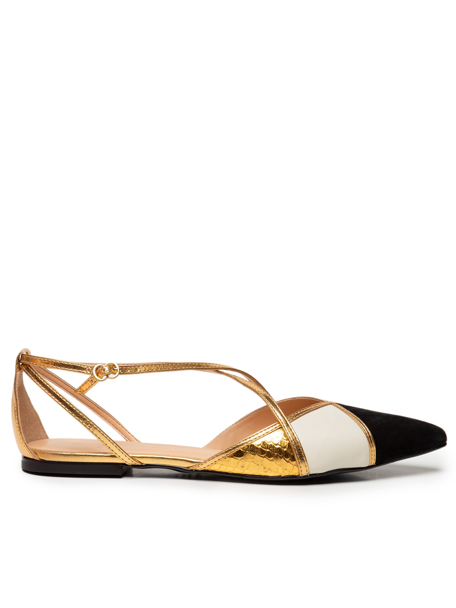 Sapatilha Salermo Grease Dourado Luiza Barcelos