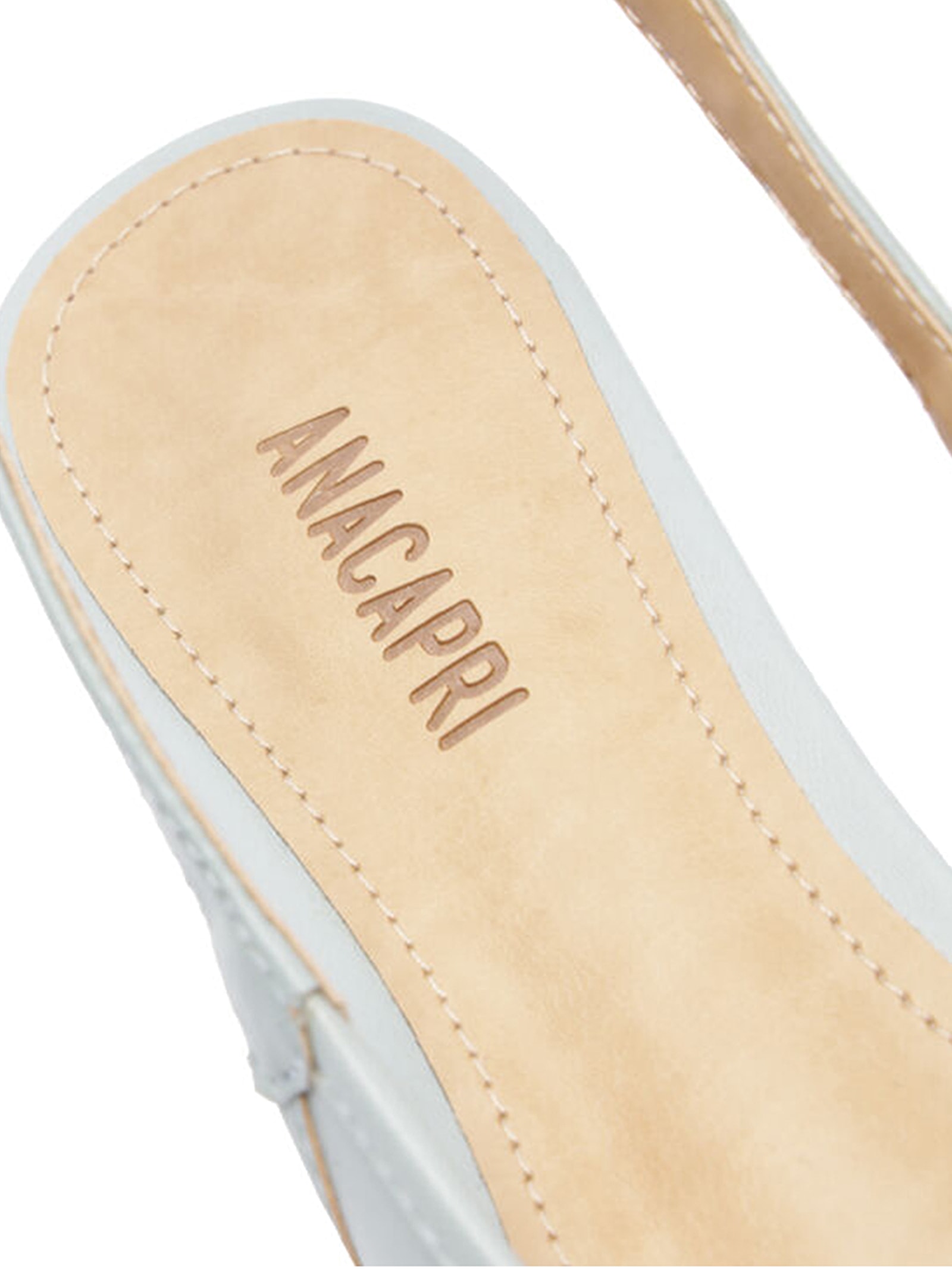 Anacapri - Sapatilha Slingback Bico Fino - Azul