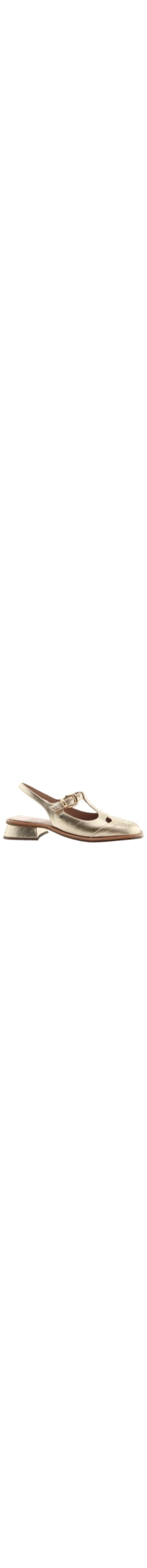 Sapatilha Slingback Feminina Lenna - Dourado