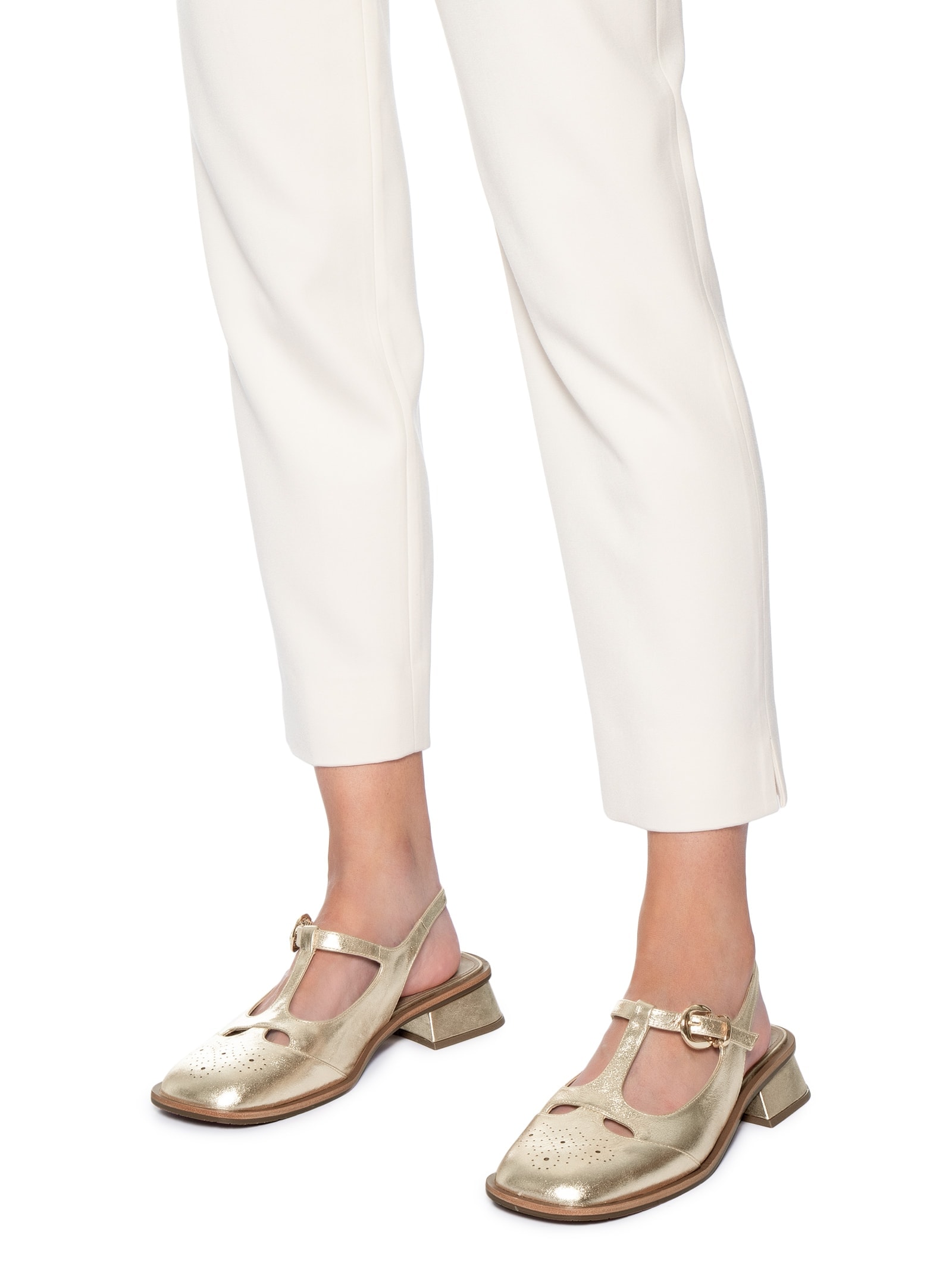 Sapatilha  Slingback Feminina Lenna Dourado Vicenza