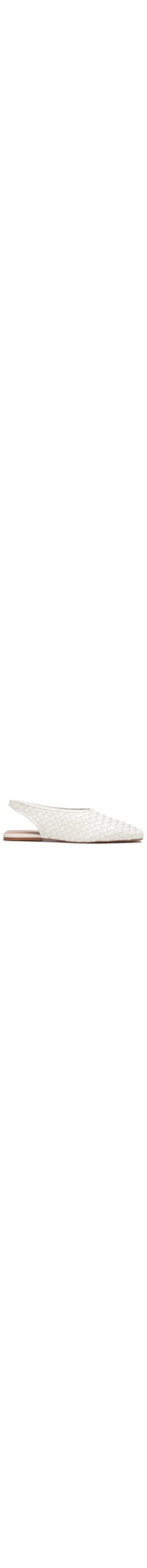 Sapatilha Tressê Em Couro - Off White