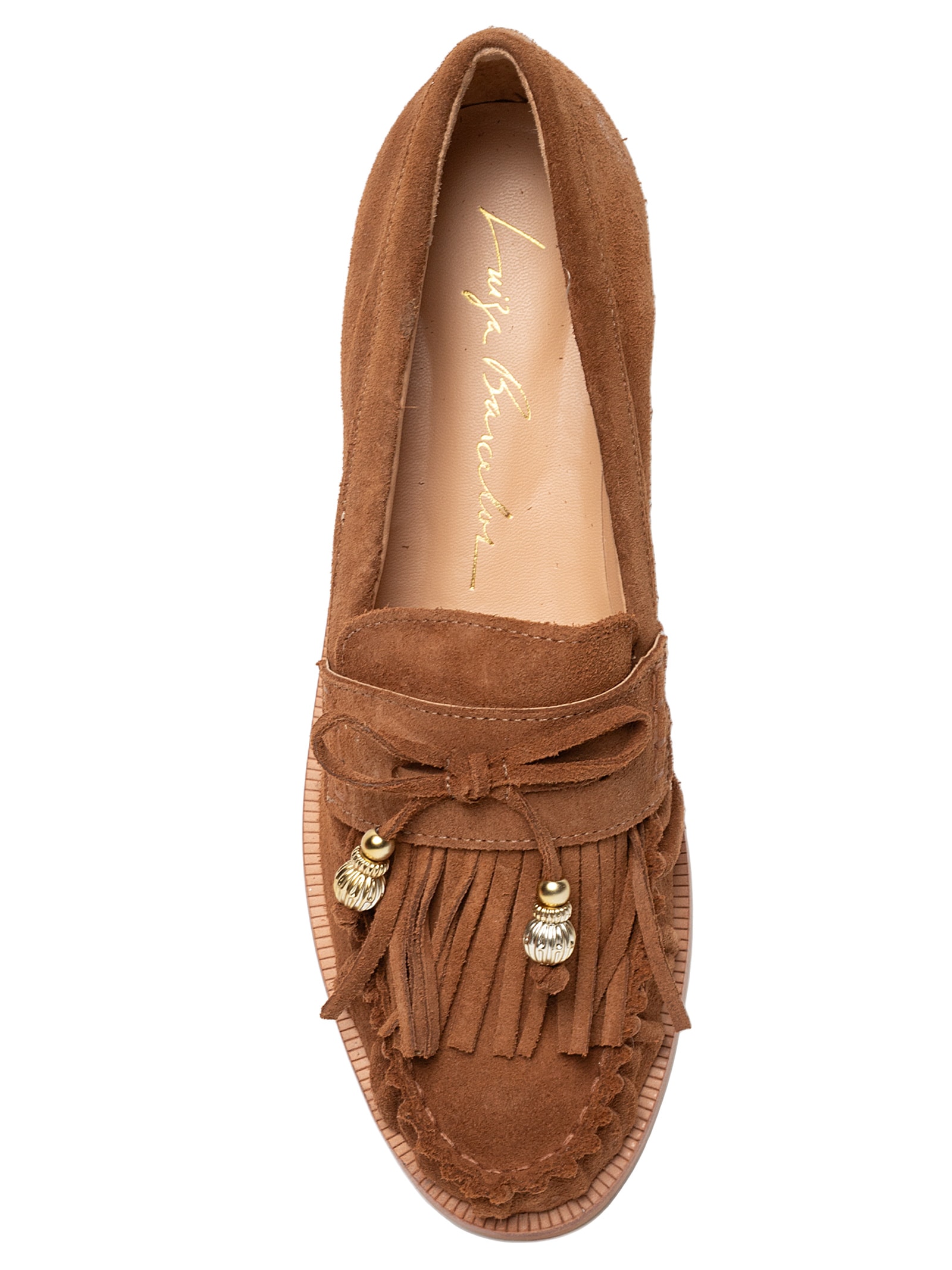 Sapato Camurça Feminino Marrom Luiza Barcelos