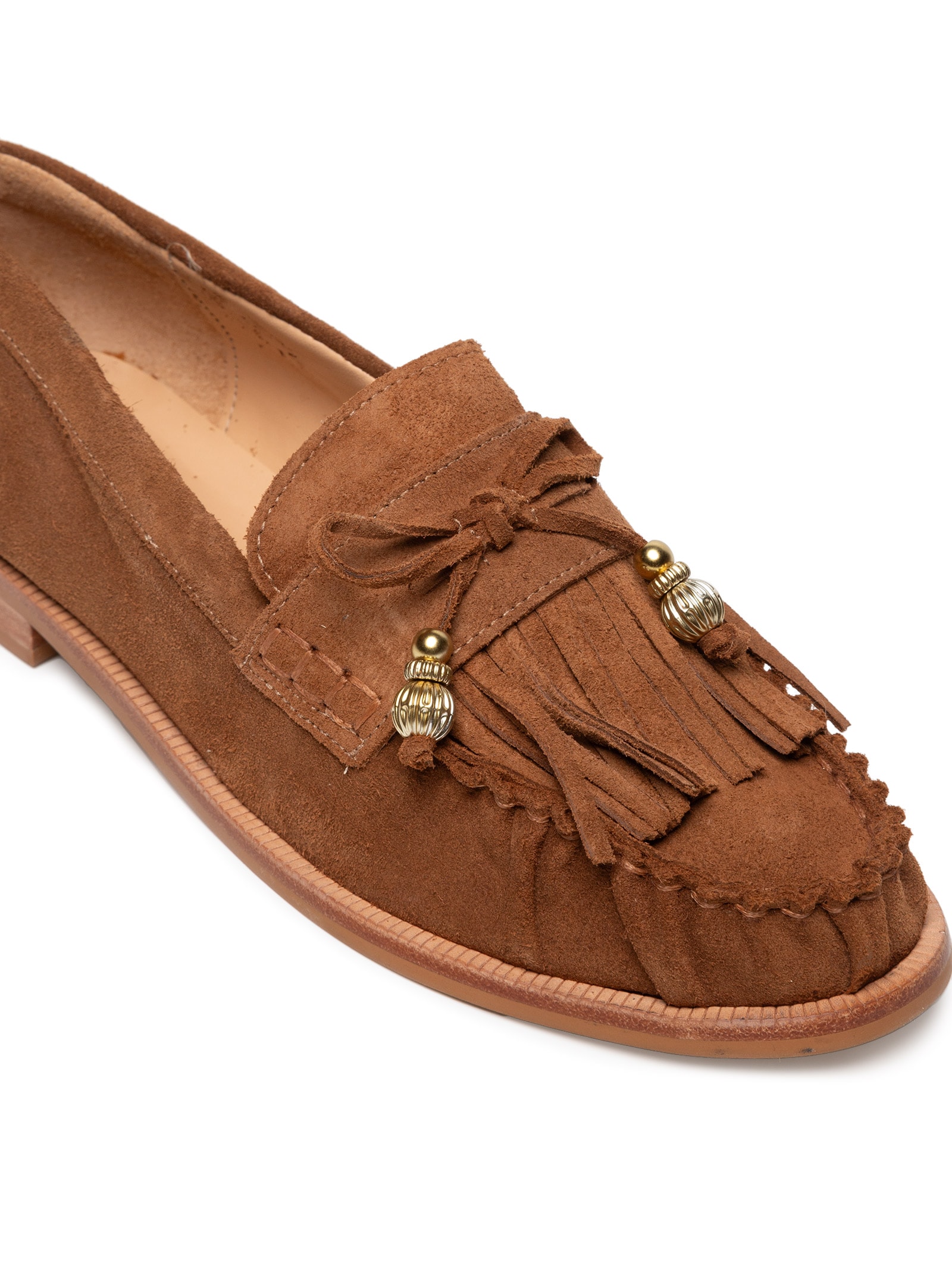 Sapato Camurça Feminino Marrom Luiza Barcelos