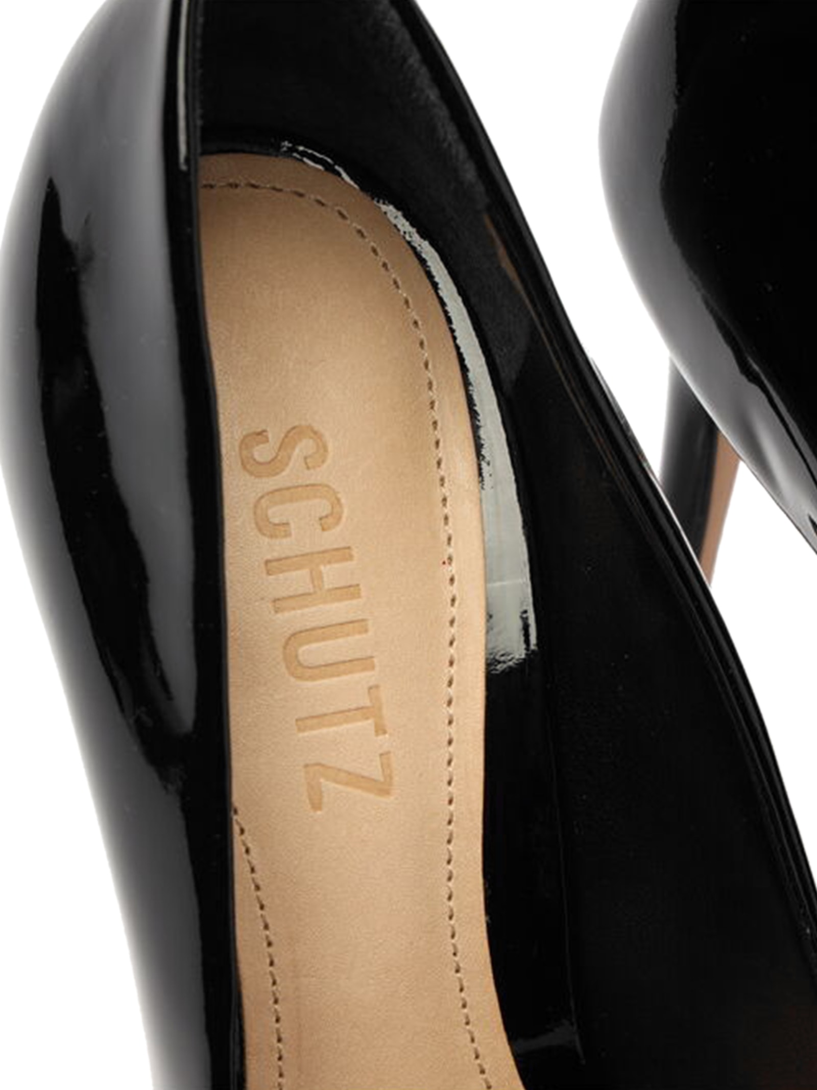 Sapato Feminino Calc-Fsa Verniz Preto Schutz