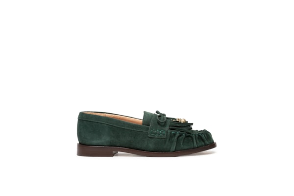 Sapato Feminino Camurção - Verde