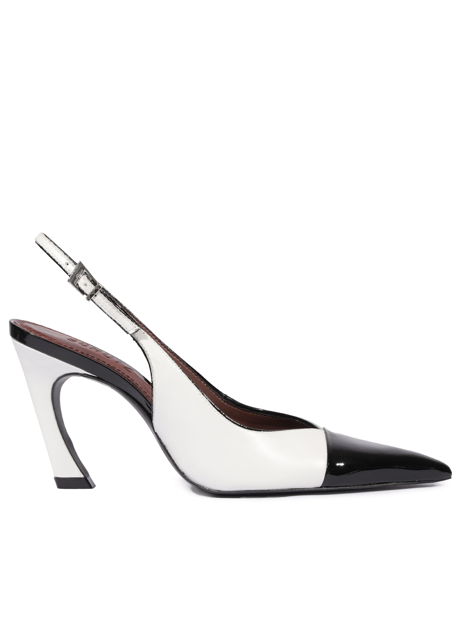 Sapato Feminino Com Salto Branco Schutz