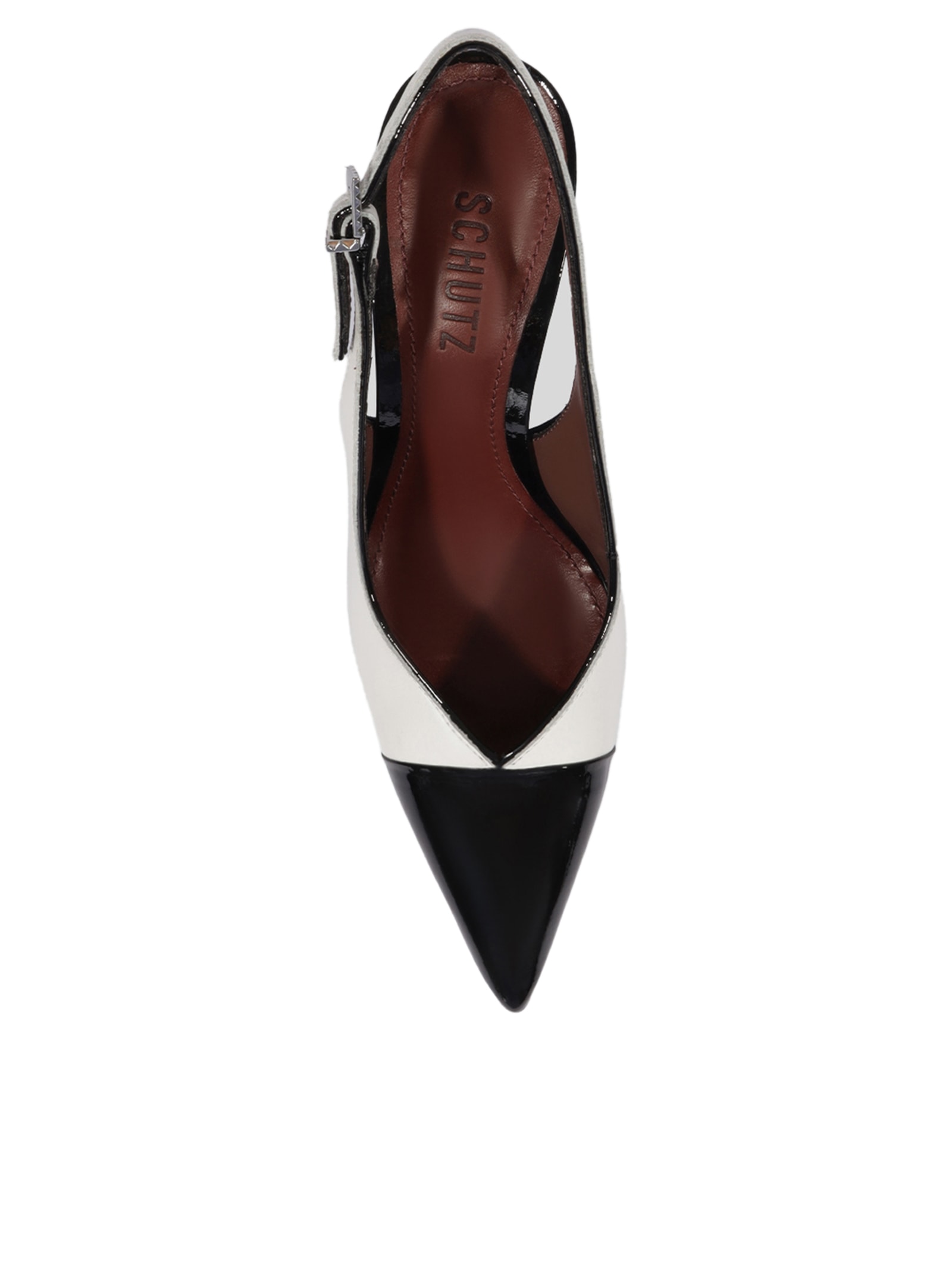 Sapato Feminino Com Salto Branco Schutz