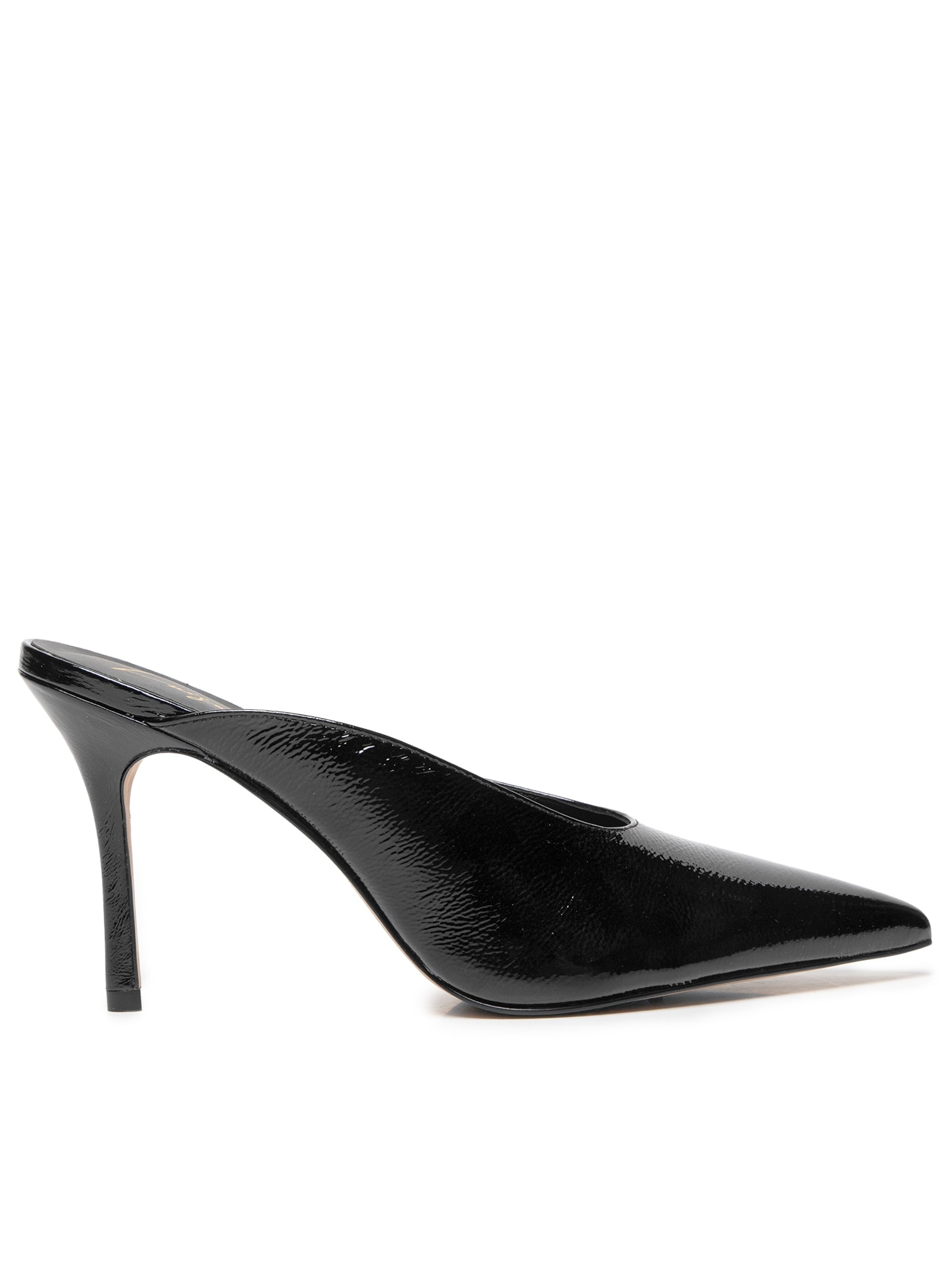 Sapato Feminino Couro Verniz Show Preto Luiza Barcelos