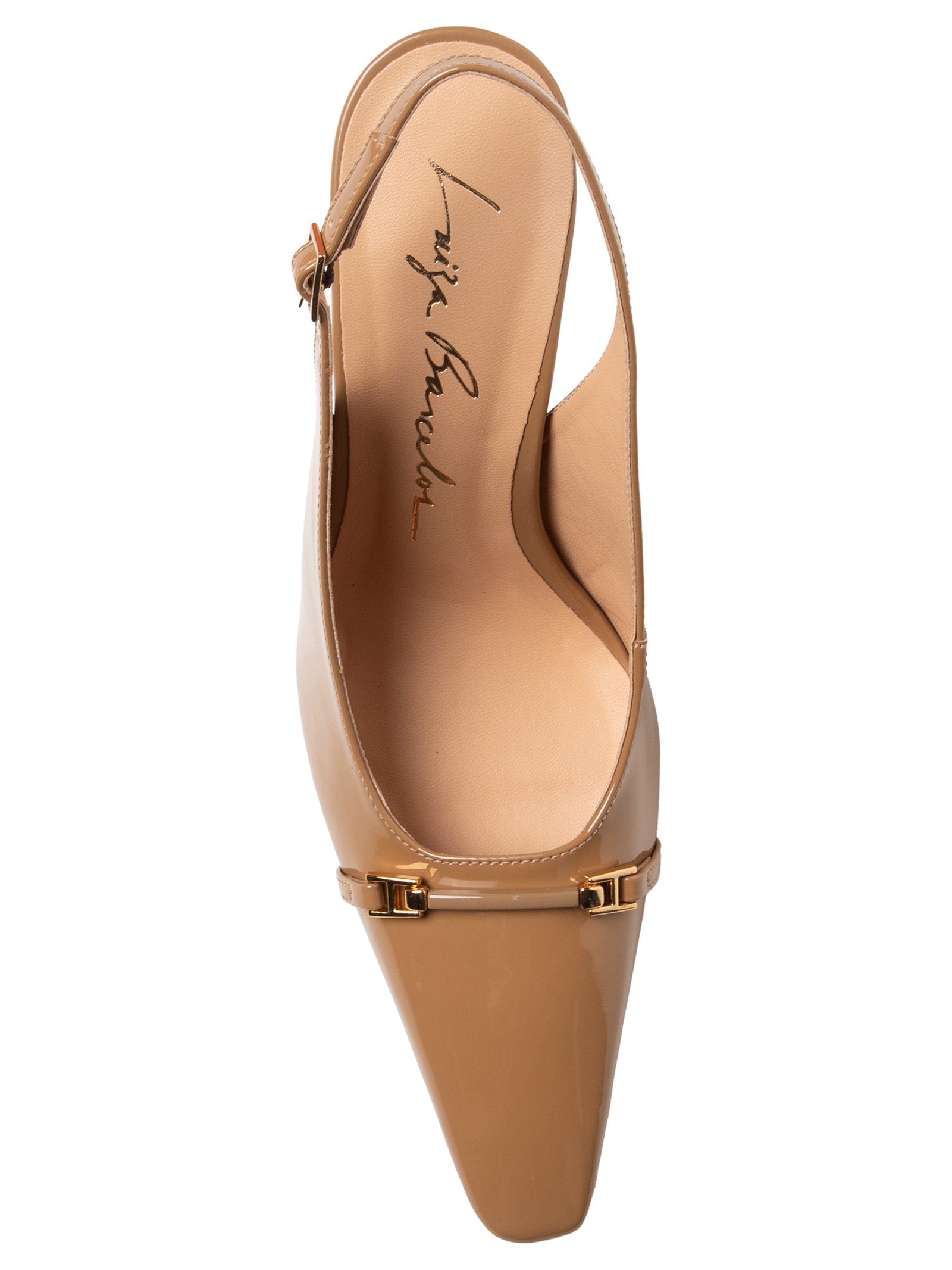 Sapato Feminino Ecolux Tomilho Marrom Luiza Barcelos