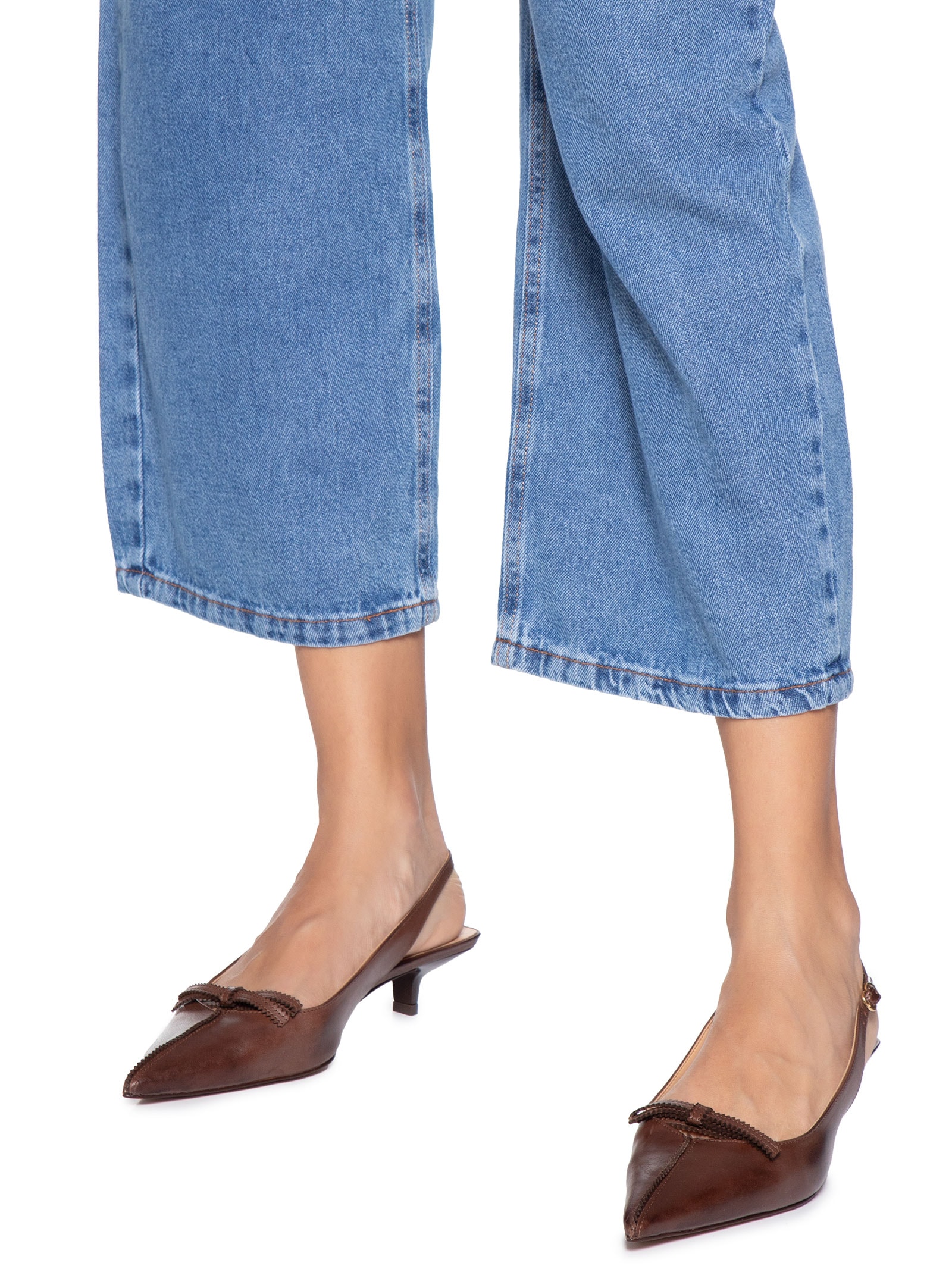 Sapato Feminino Mogno Marrom Luiza Barcelos