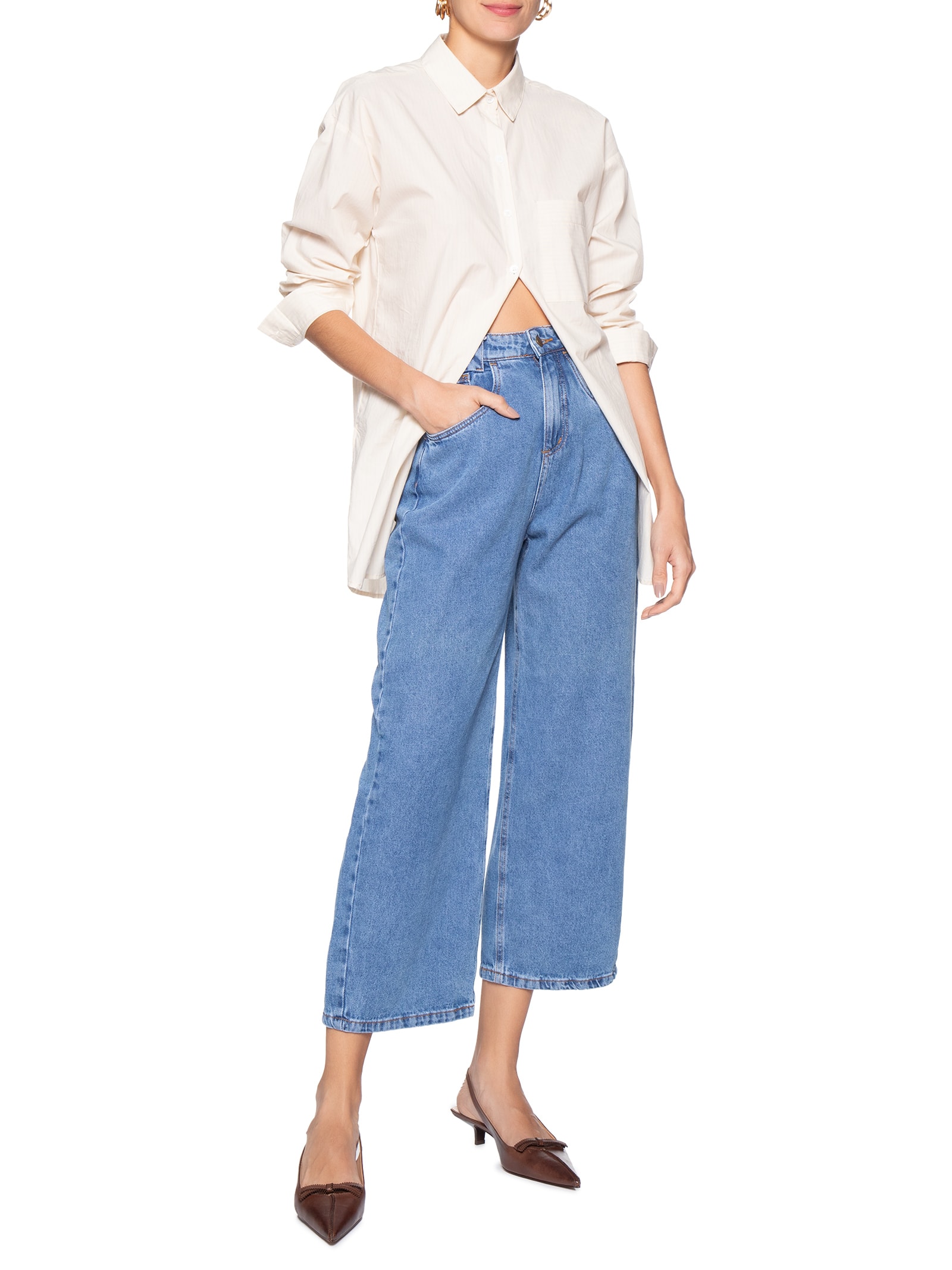 Sapato Feminino Mogno Marrom Luiza Barcelos