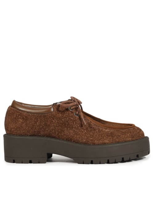 Sapato Feminino Oxford Andrea Camurça – Marrom