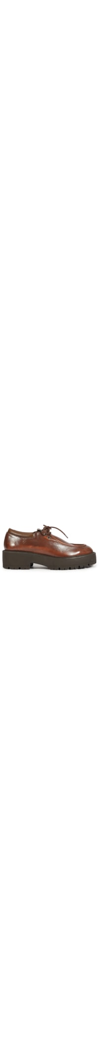 Sapato Feminino Oxford Couro - Marrom