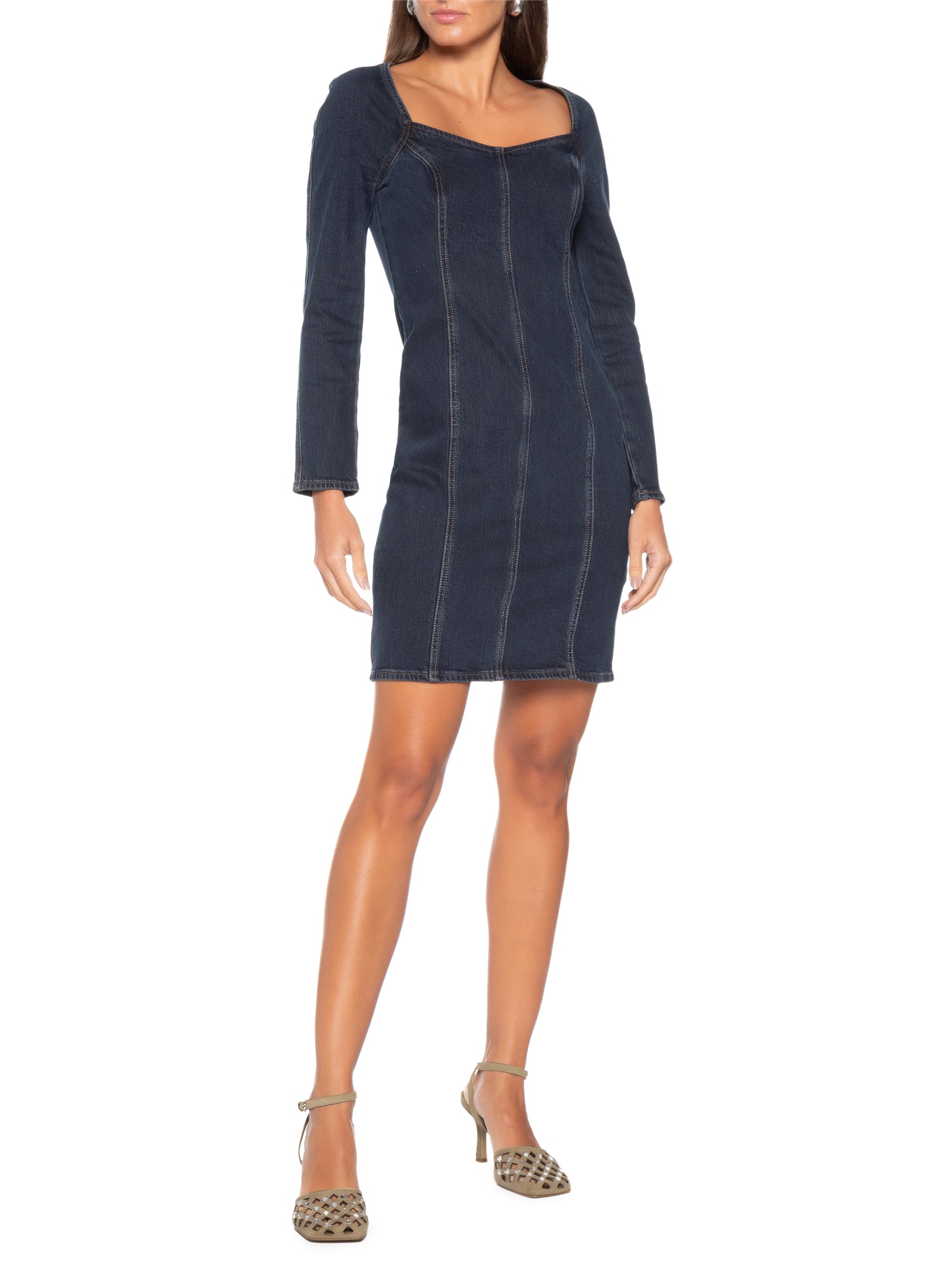 Sapato Feminino Pump Salto Alto Suede Almond Bege Carrano