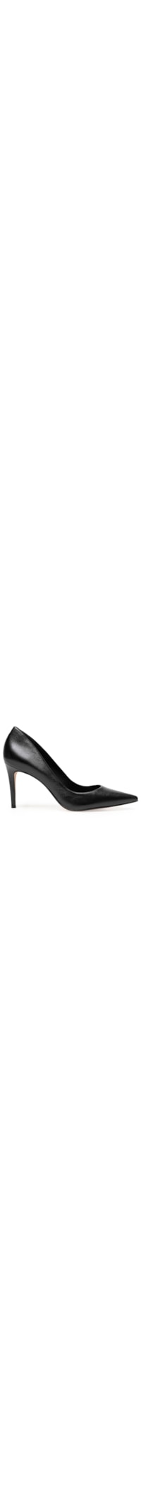 Sapato Feminino Scarpin Beatriz Salto Fino Couro - Preto