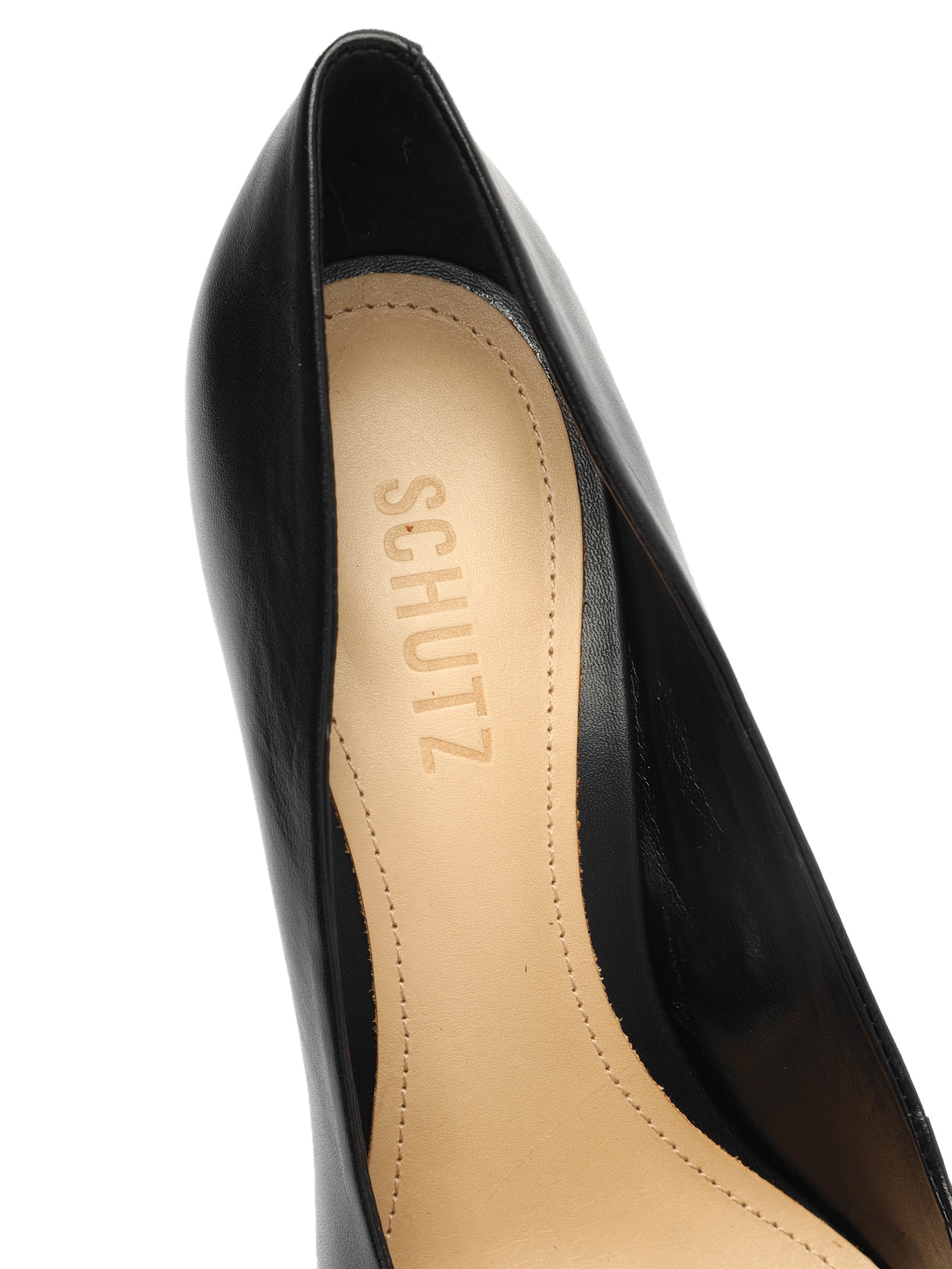 Sapato Feminino Scarpin Salto Alto Preto Schutz