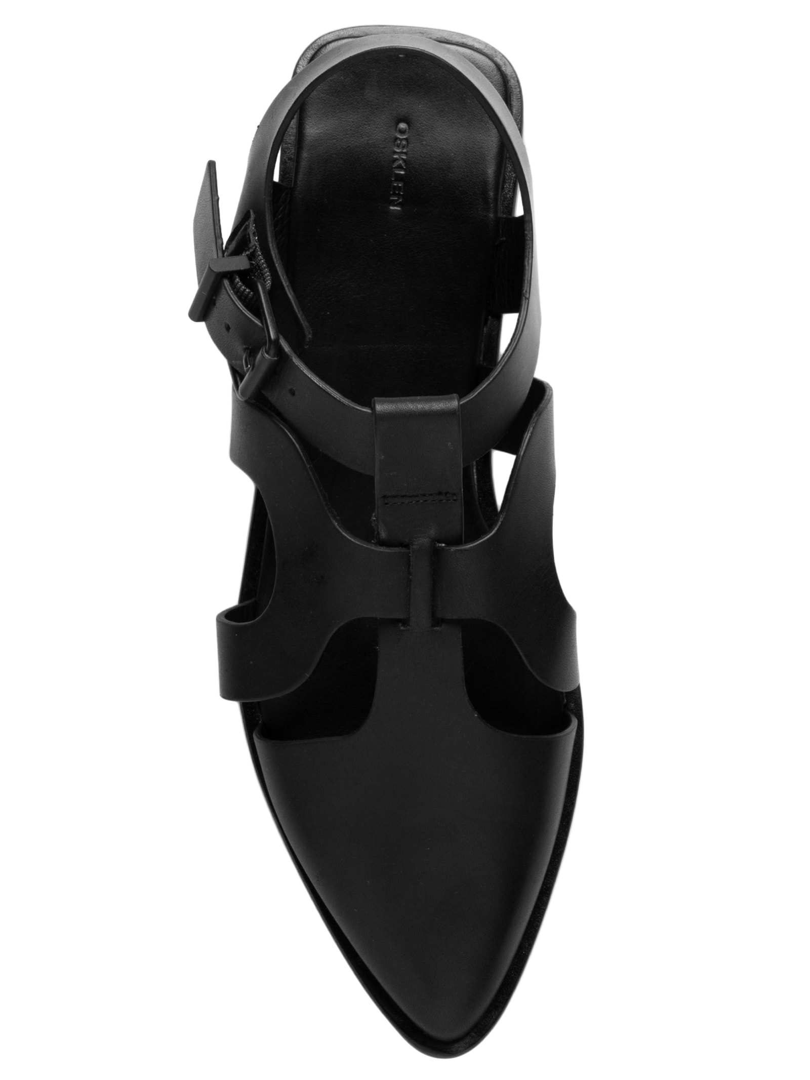 Osklen - Sapato Feminino Tresse Calçadão - Preto