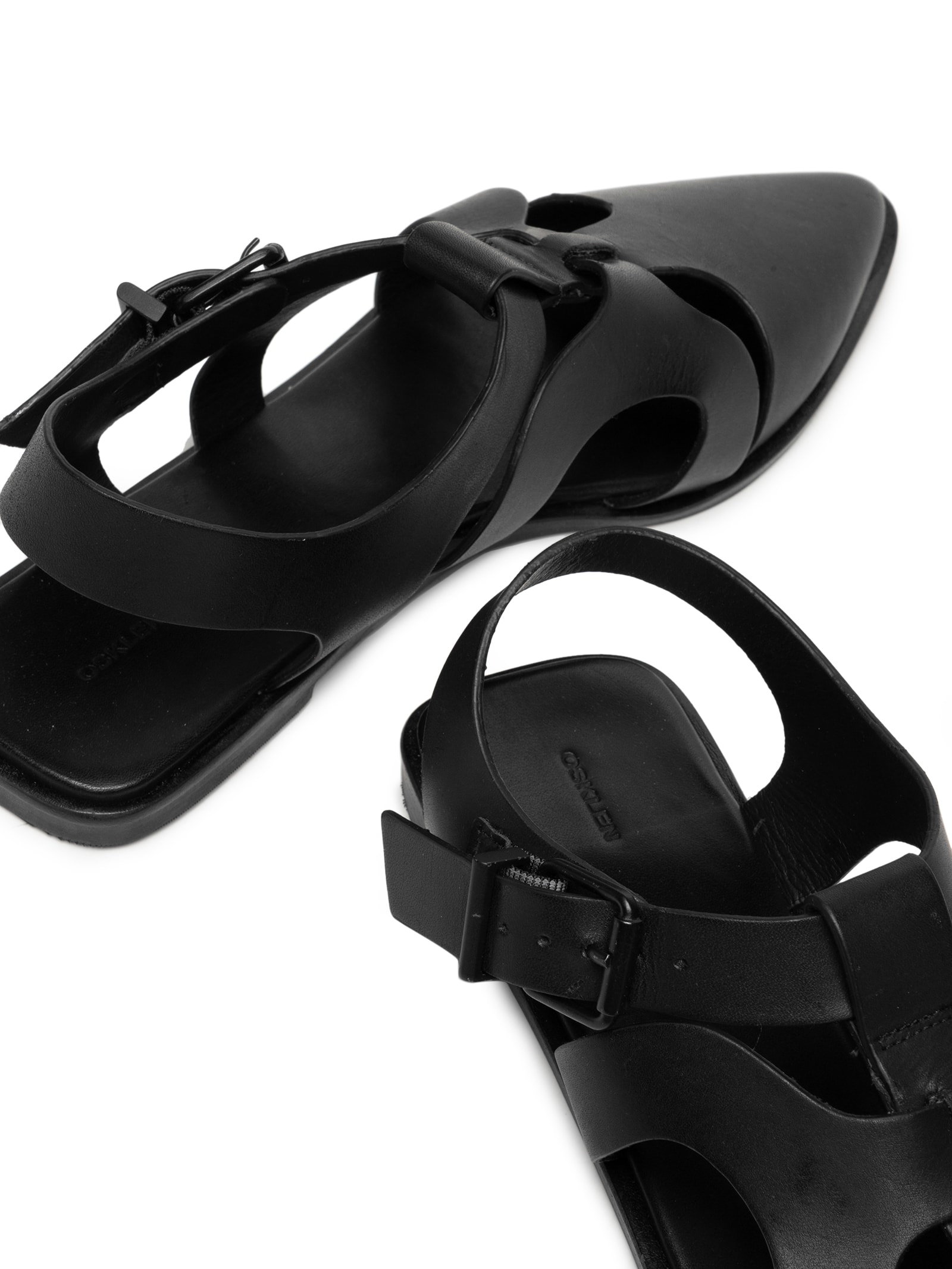 Osklen - Sapato Feminino Tresse Calçadão - Preto
