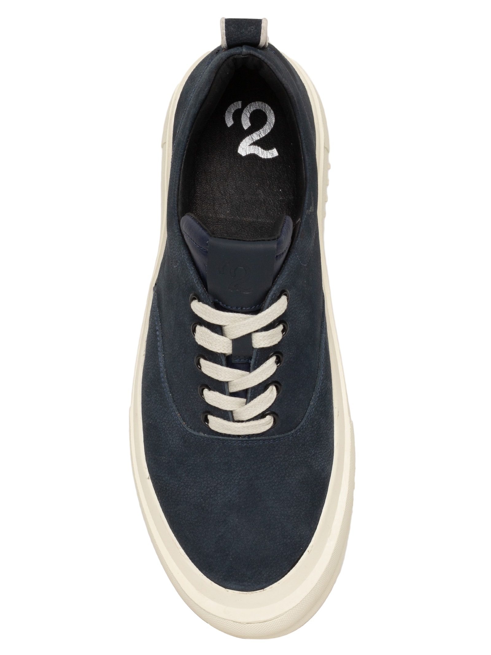 Sapato Masculino Casual Em Couro Legítimo Azul '2 Essential