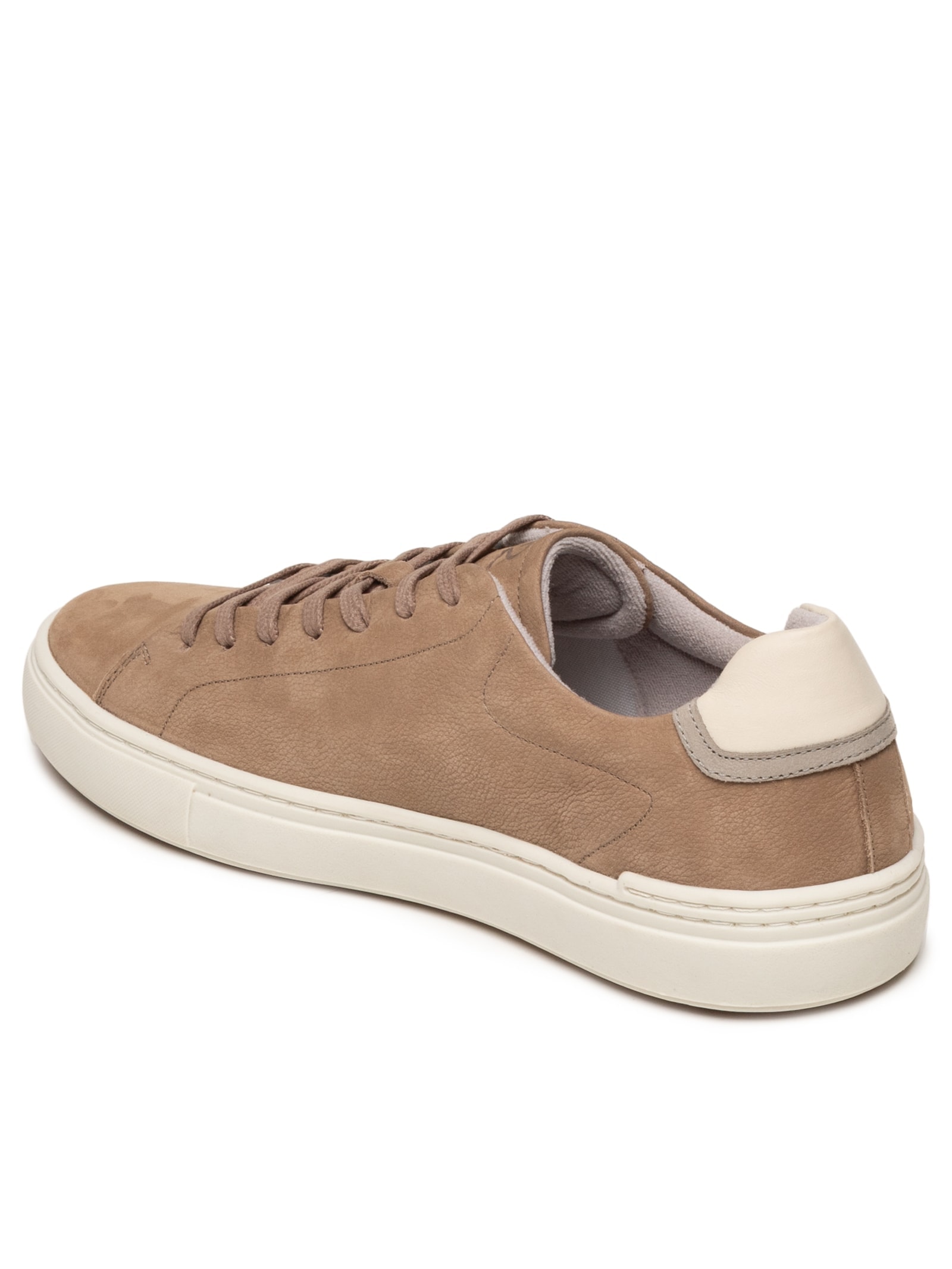 Sapato Masculino Casual Em Couro Legítimo Bege '2 Essential