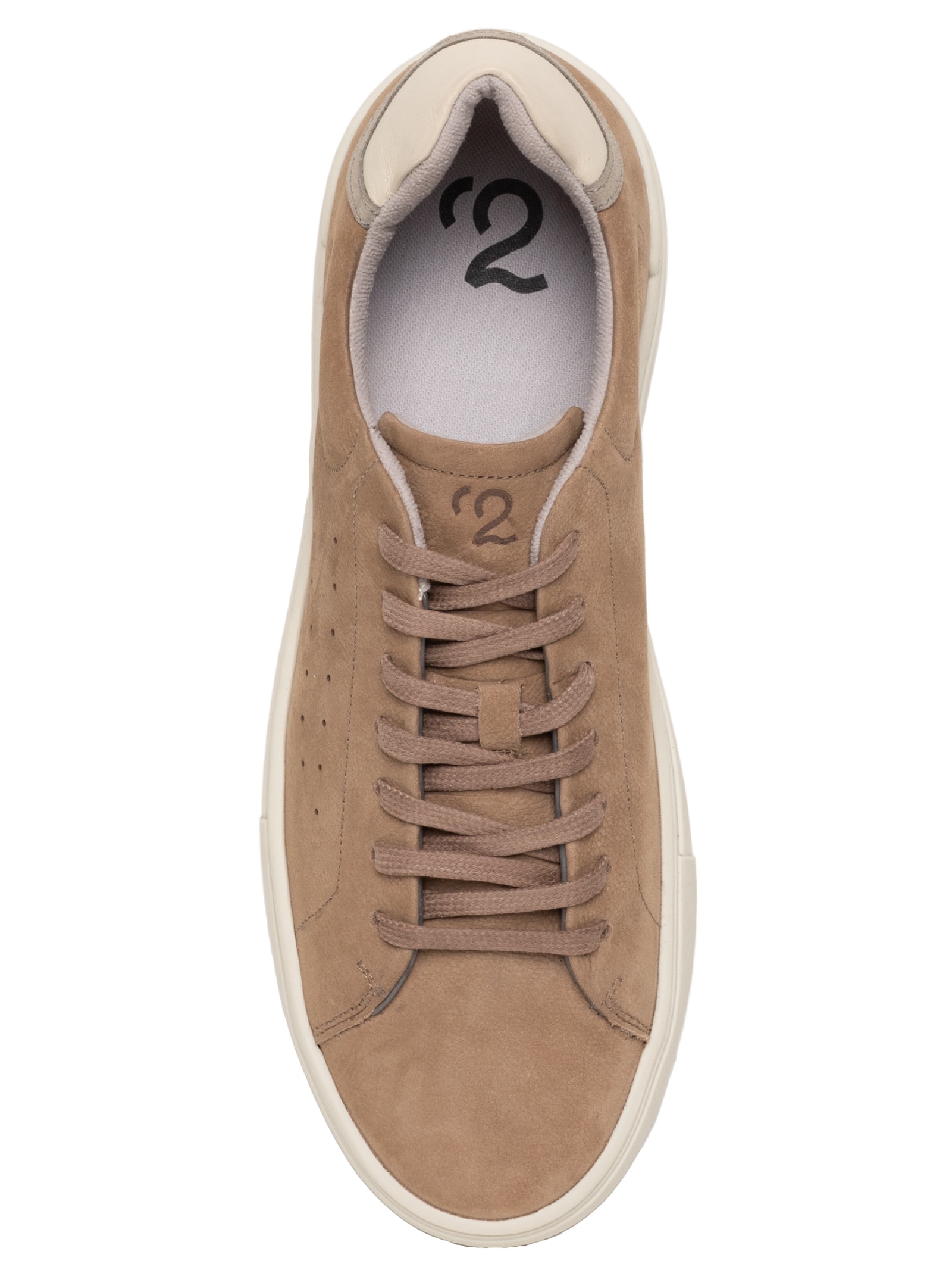 Sapato Masculino Casual Em Couro Legítimo Bege '2 Essential