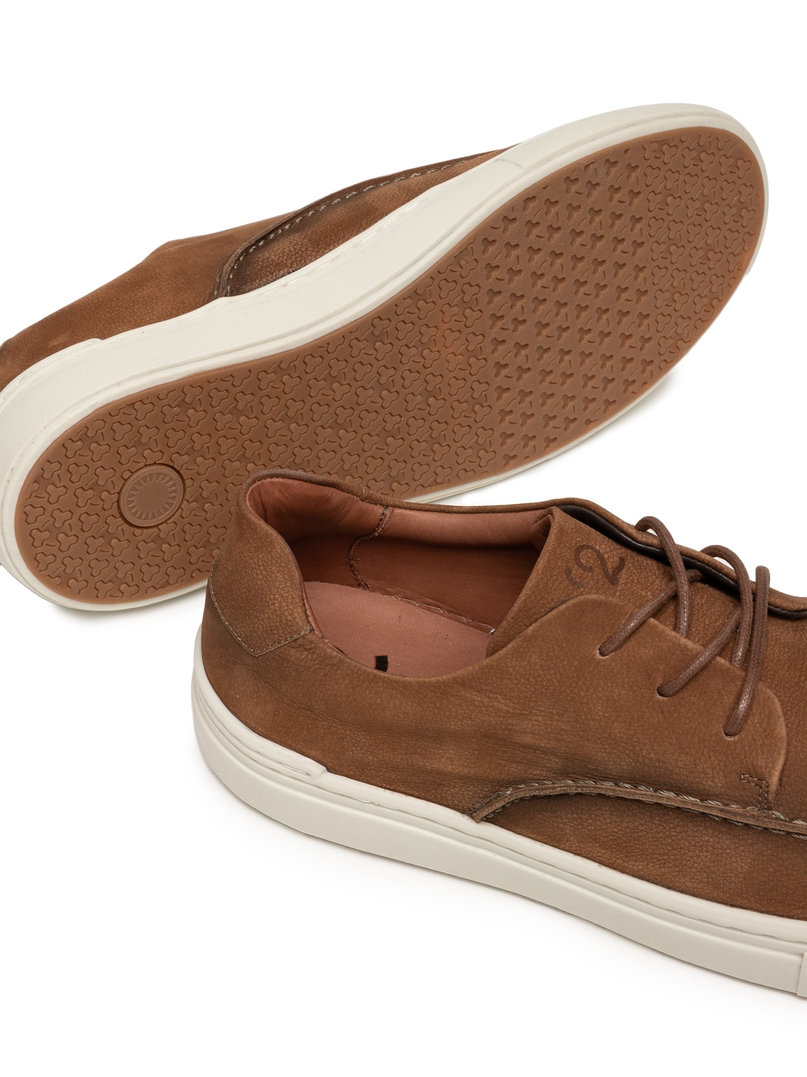 Sapato Masculino Casual Em Couro Legítimo Marrom '2 Essential