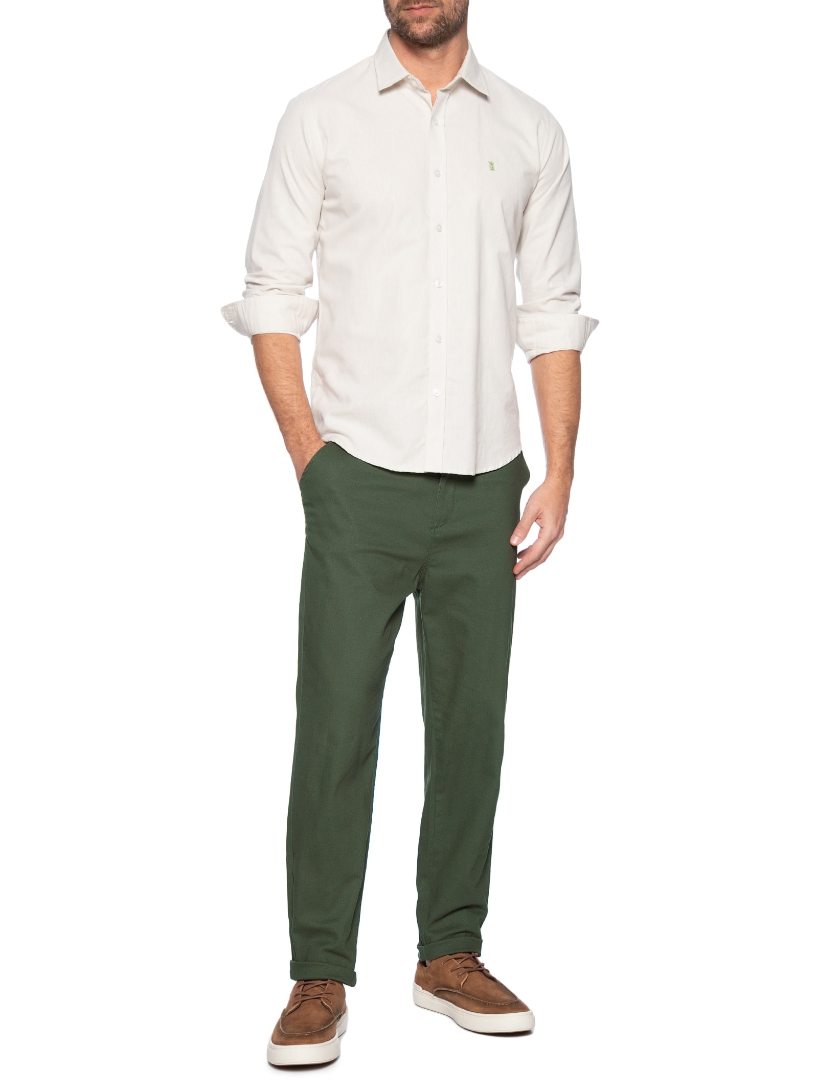 Sapato Masculino Casual Em Couro Legítimo Marrom '2 Essential