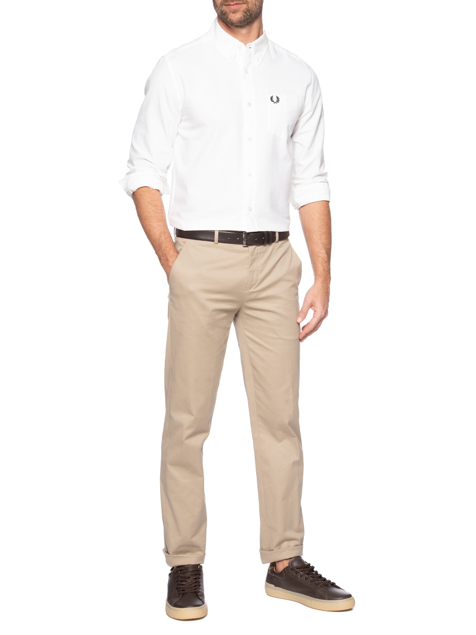 Sapato Masculino Casual Em Couro Legítimo Marrom '2 Essential