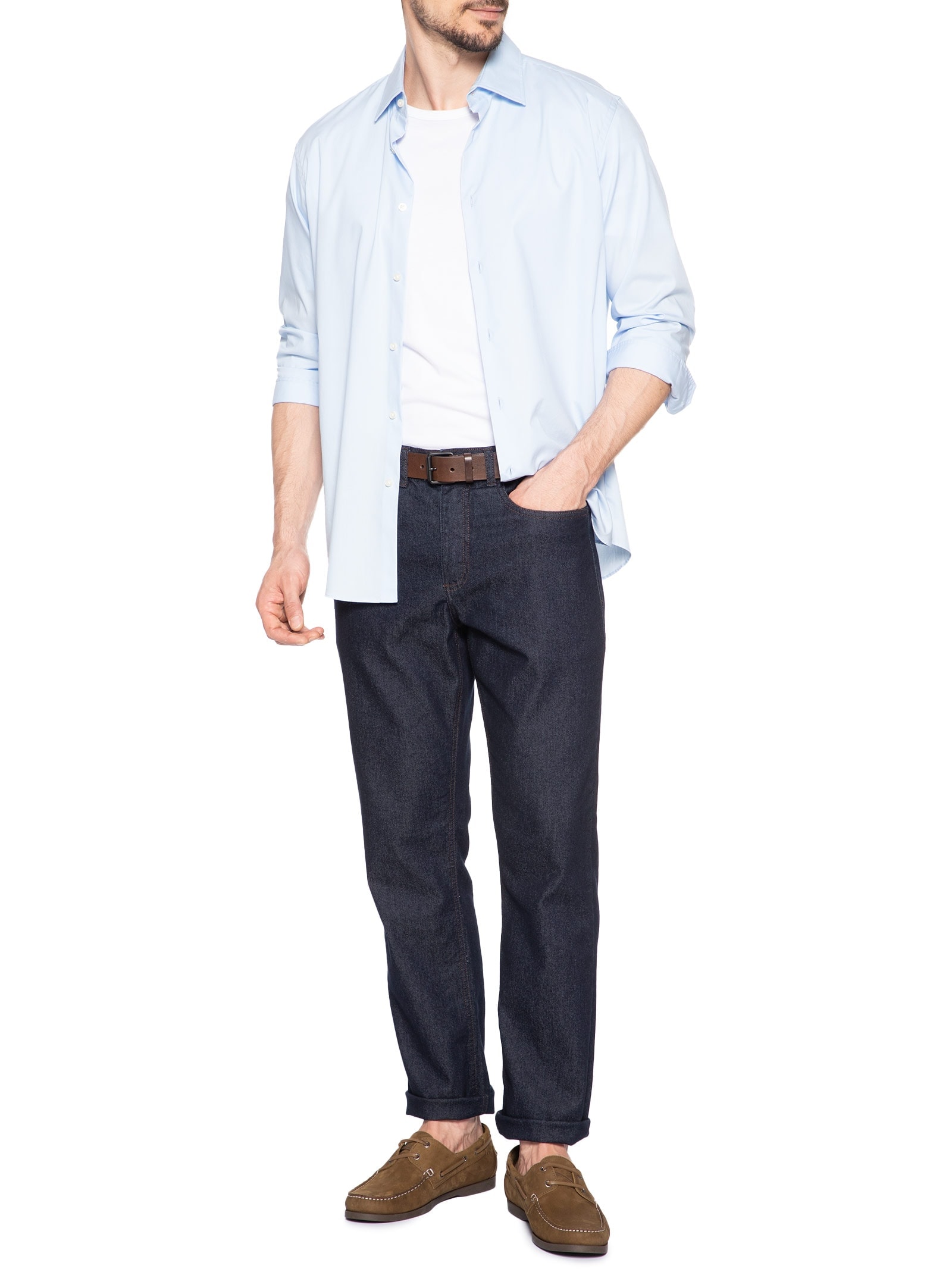 Sapato Masculino Dockside Náutico Em Suede Marrom '2 Essential