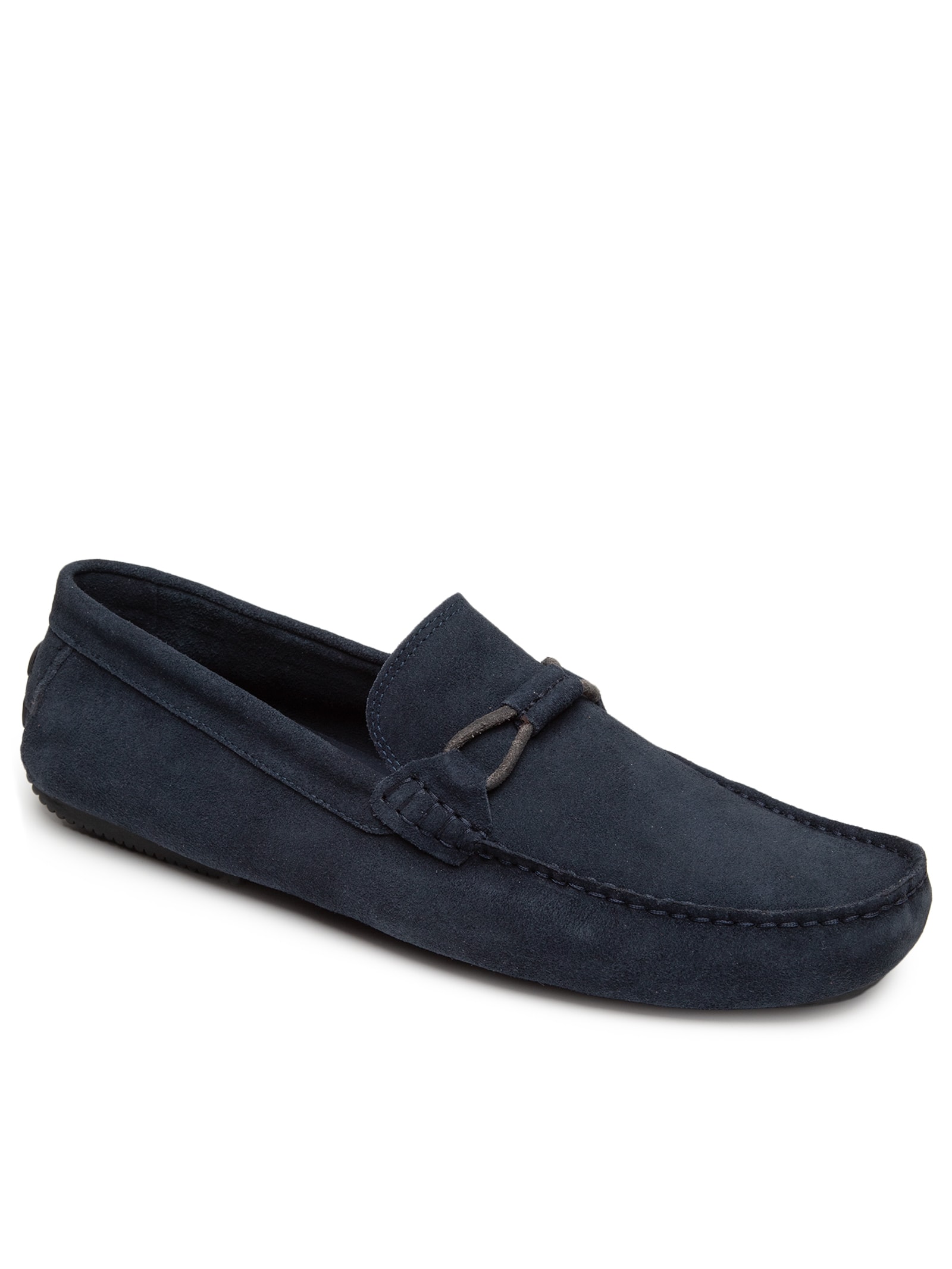 Sapato Masculino Driver Em Camurça Azul '2 Essential