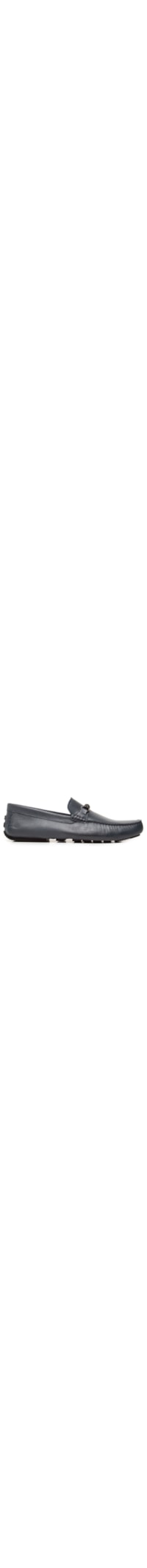 Sapato Masculino Driver Penny Loafer Couro - Azul
