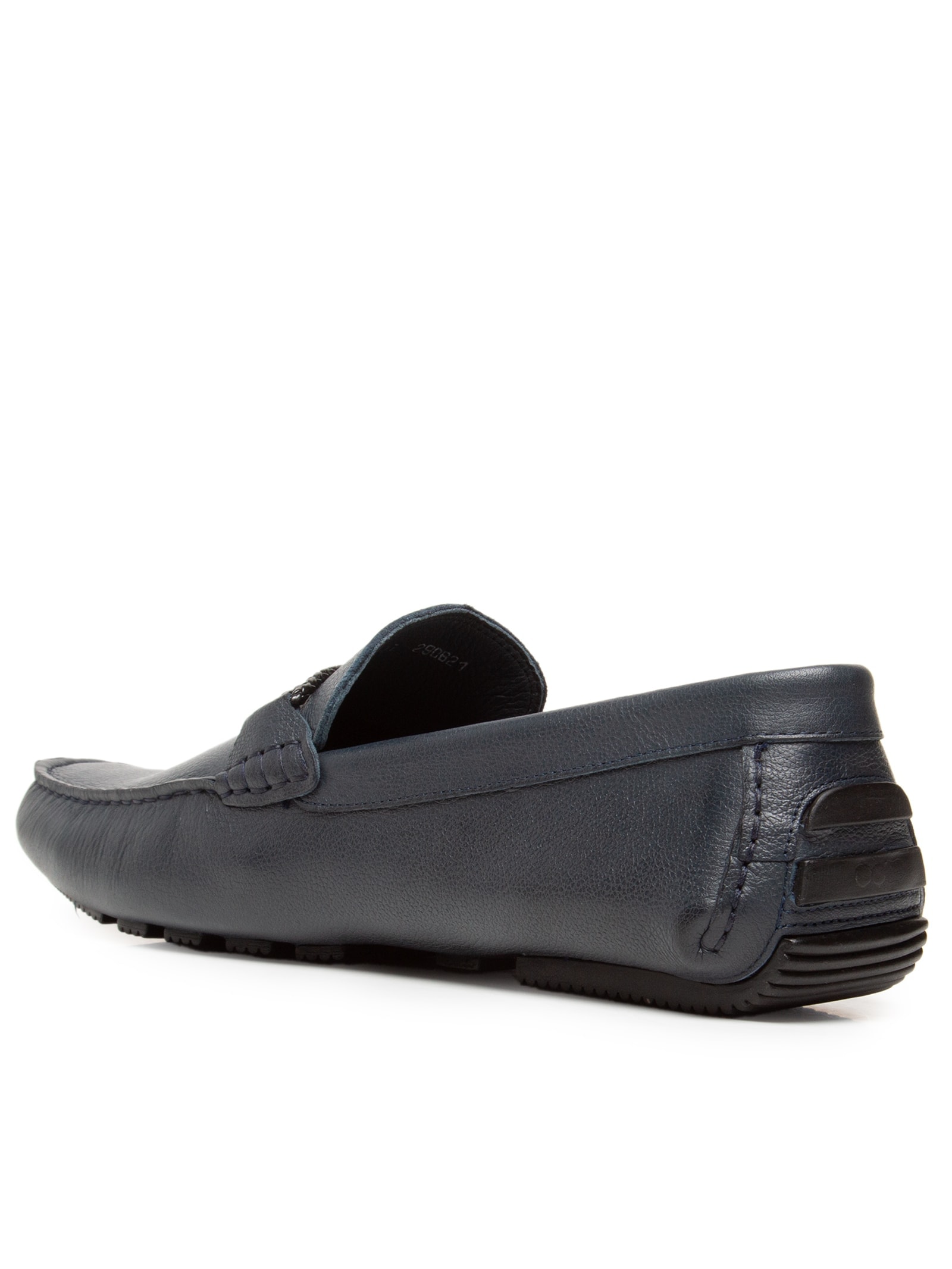 Sapato Masculino Driver Penny Loafer Couro Azul '2 Essential